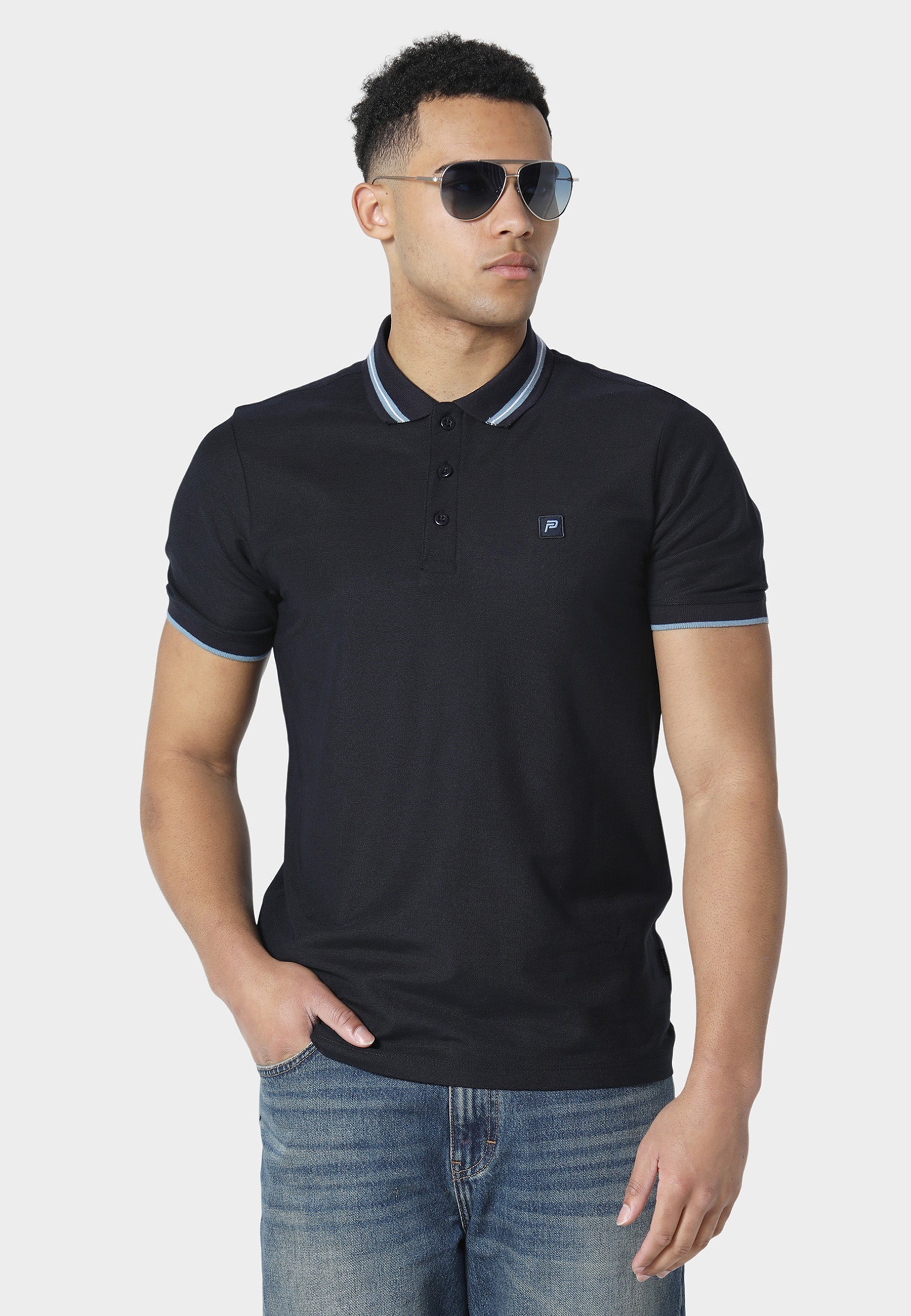 Kamloops Navy Polo Shirt