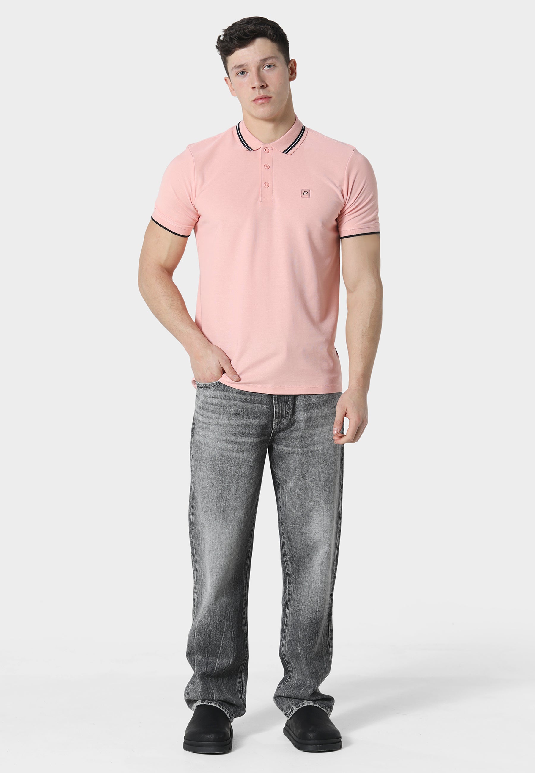 Kamloops Pink Frost Polo Shirt
