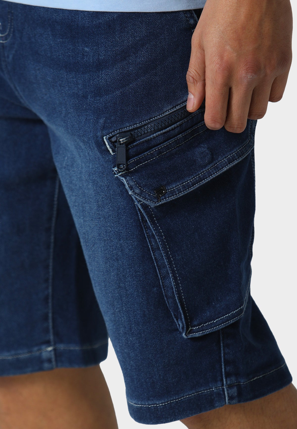 Kanturk Mid Wash Denim Shorts