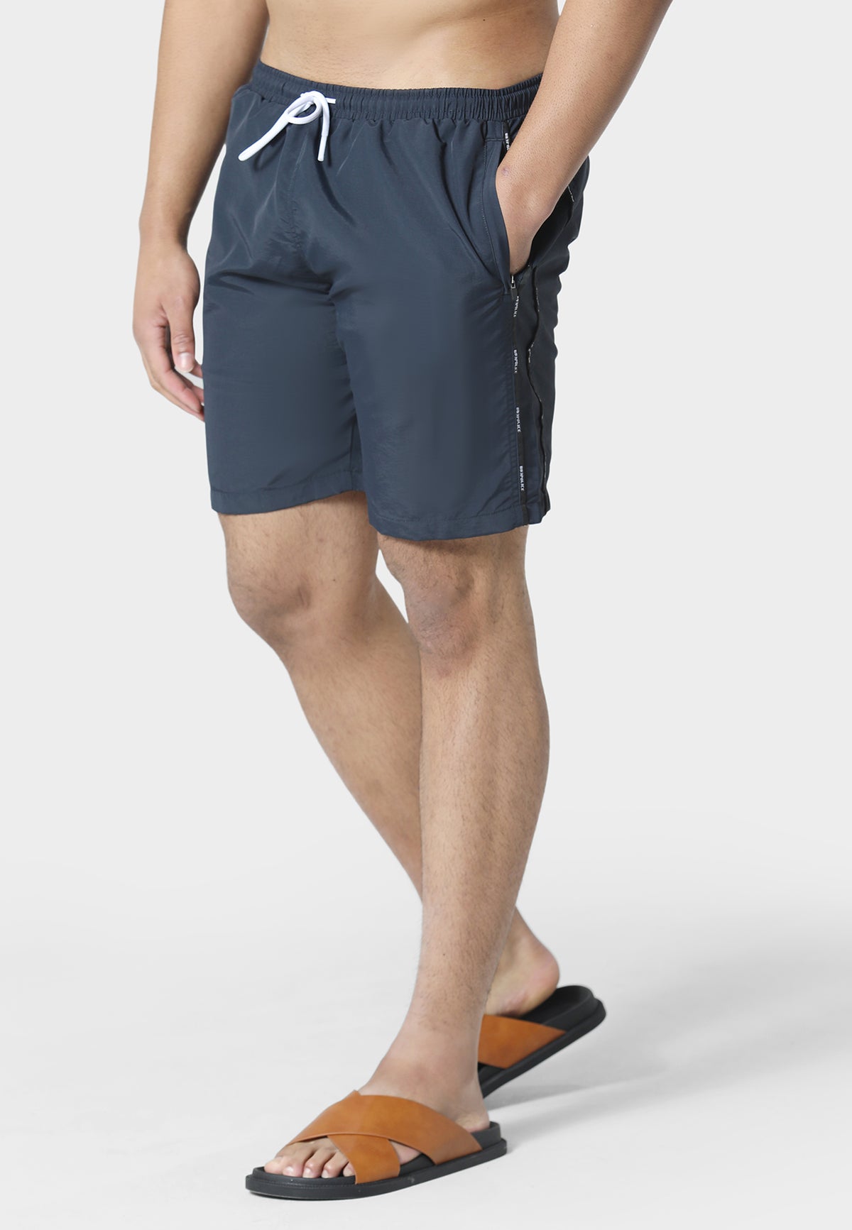 Kawartha True Navy Swimshorts
