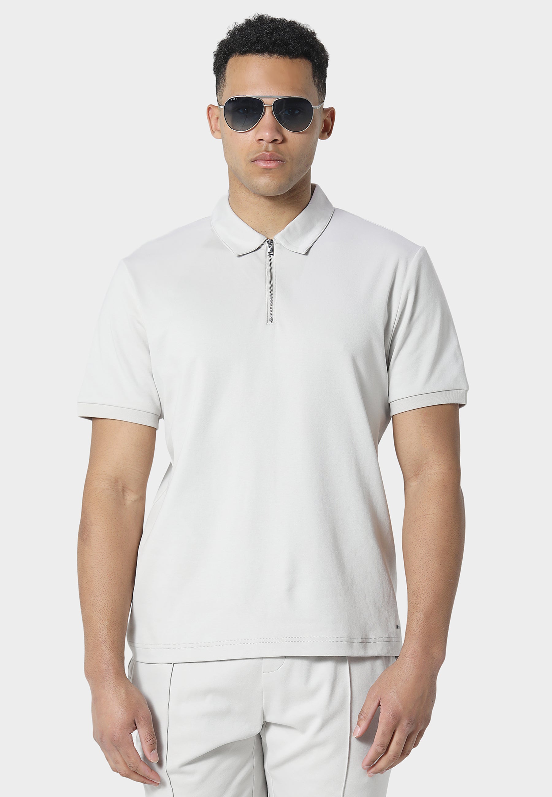 Kitmat Light Grey Polo Shirt
