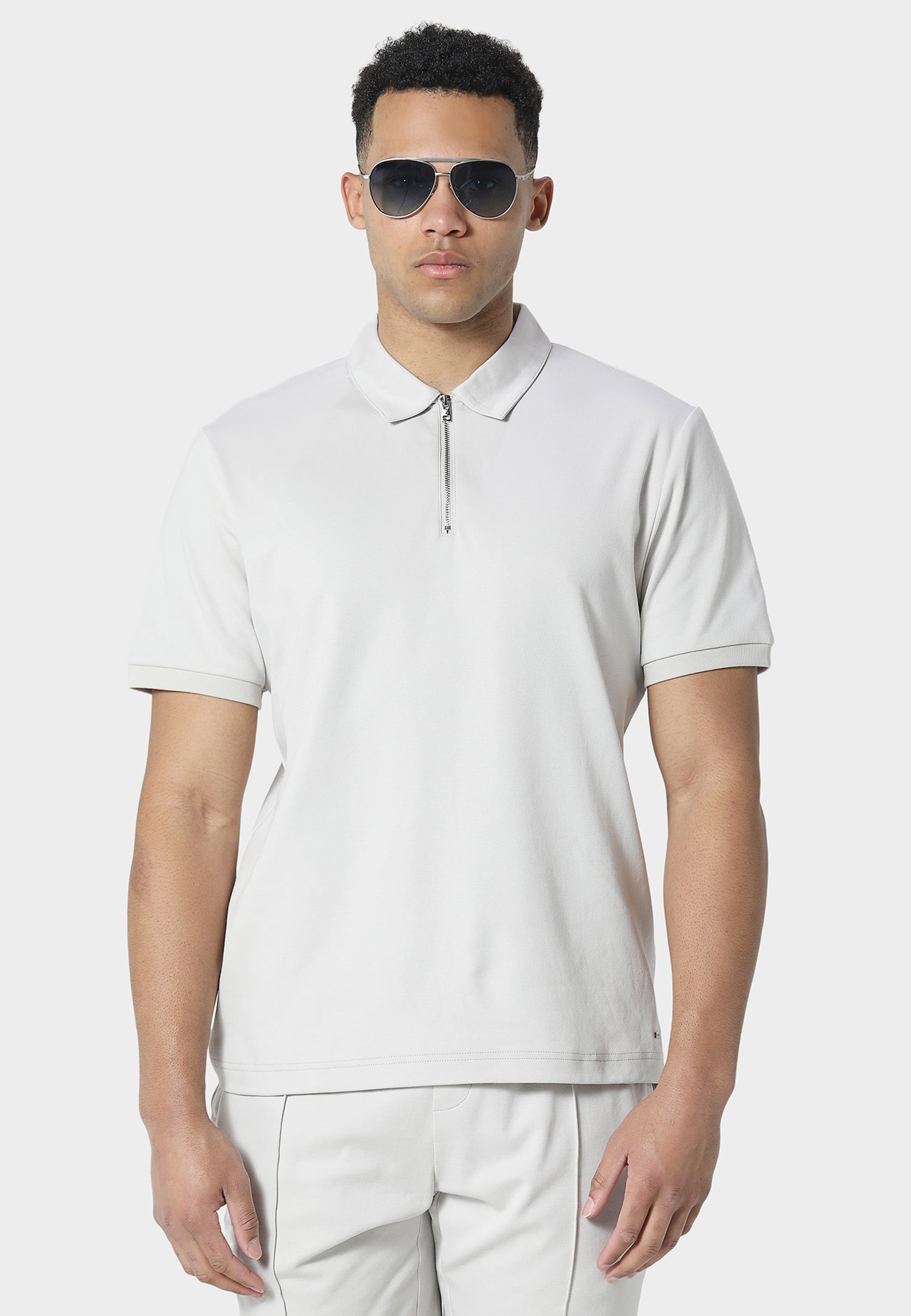 Kitmat Light Grey Polo Shirt