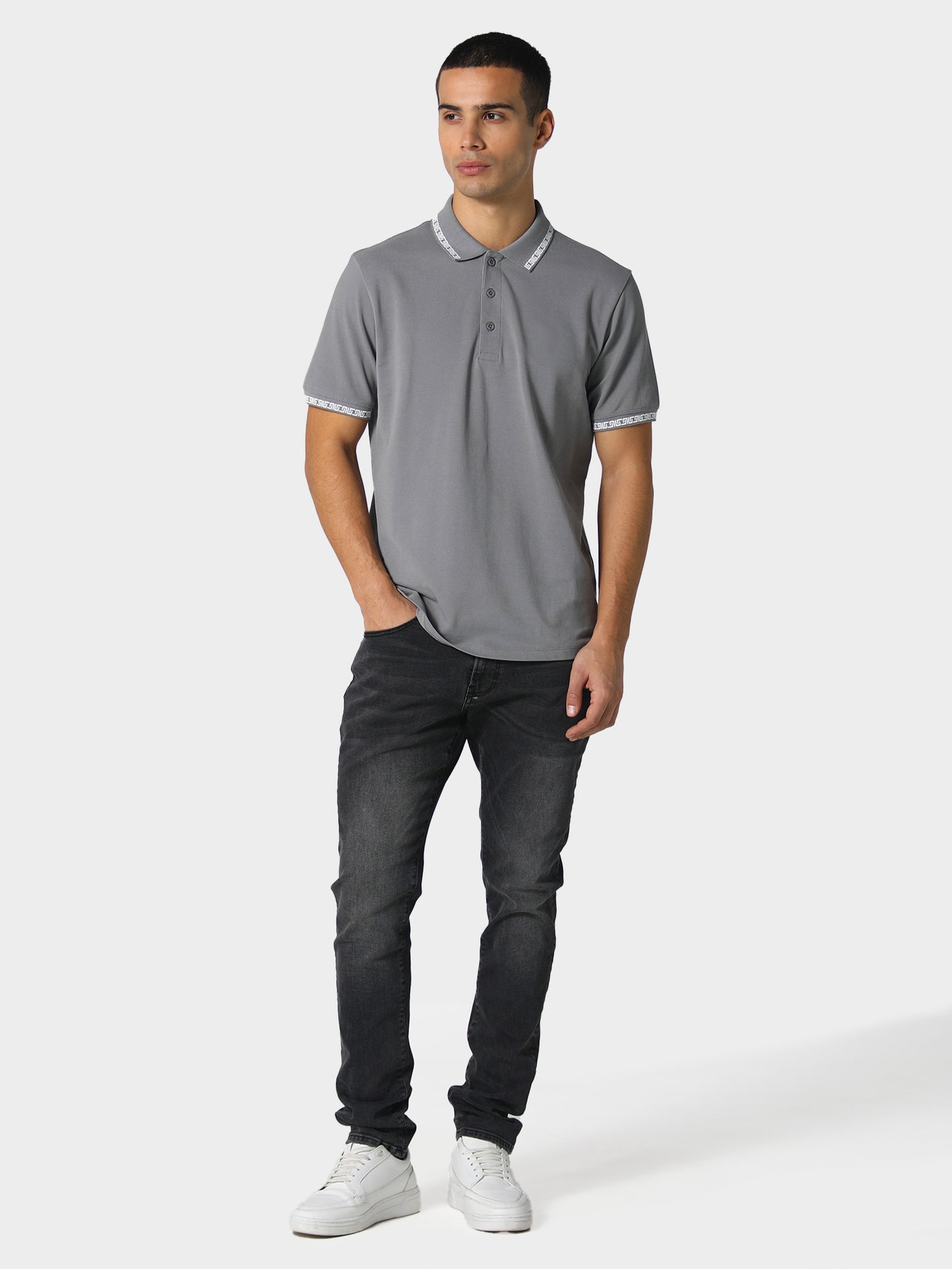 Kynes Light Grey Polo Shirt