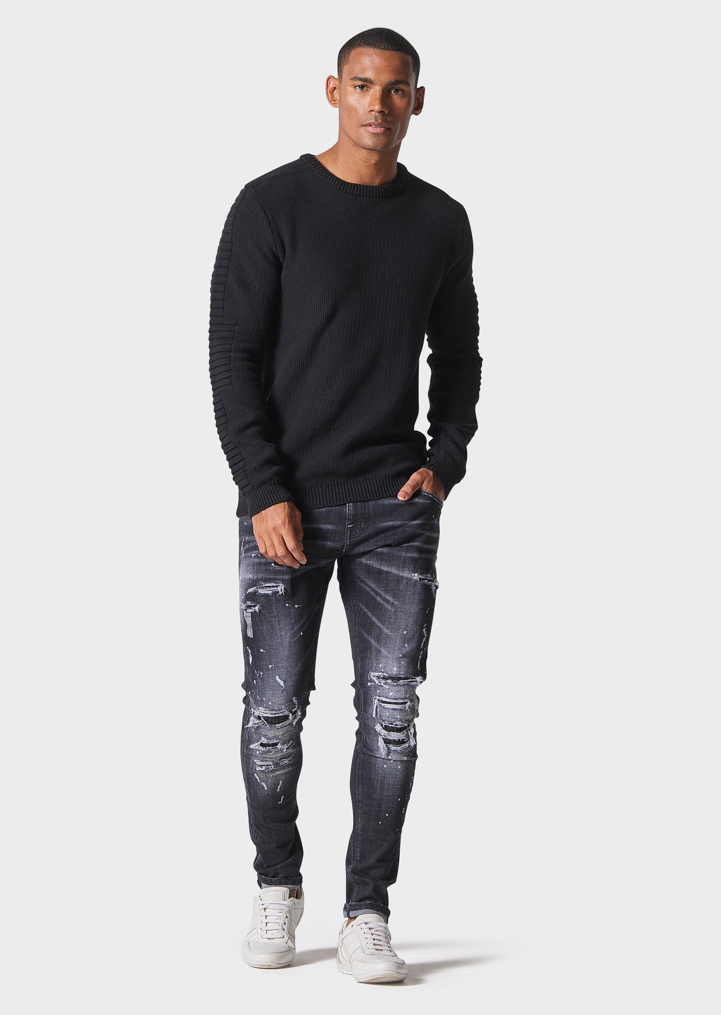 Lapis Black Knitwear