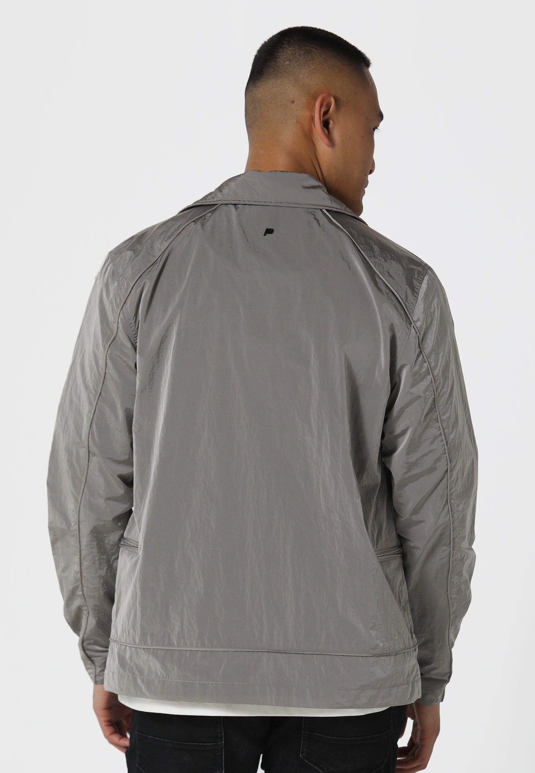 ジャケット・アウター th products \"Policeman Jacket\" - GRAY New Appalachian Taylor Leatherworks Police Goatskin Leather