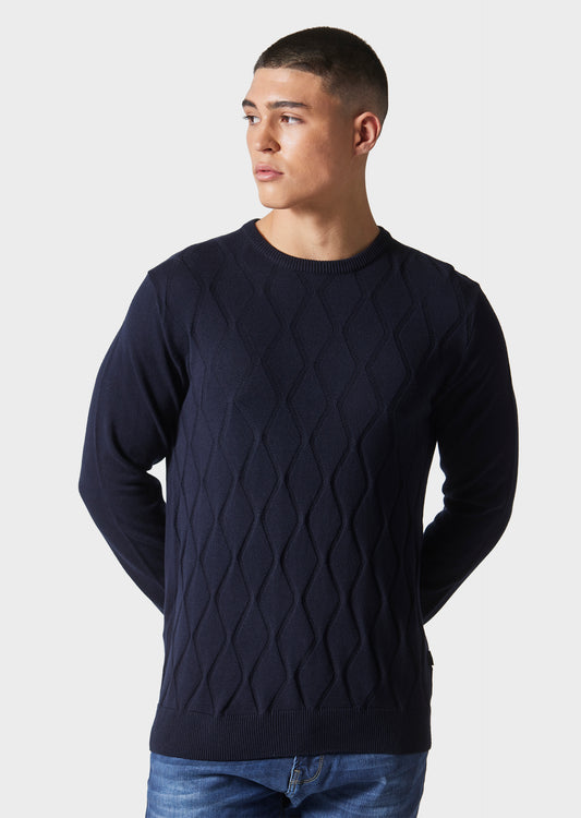 Ralston Navy Knitwear