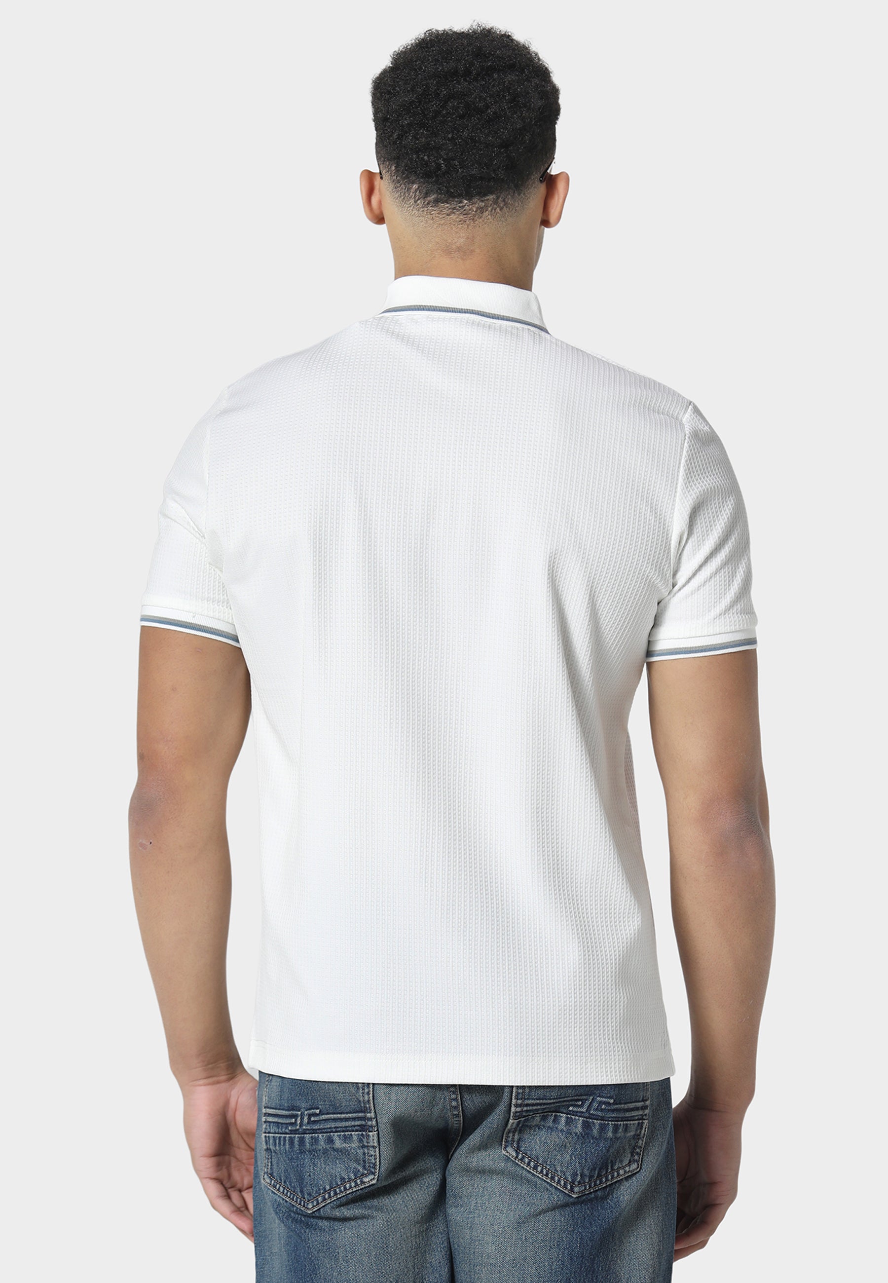 Malval Bone White Polo Shirt