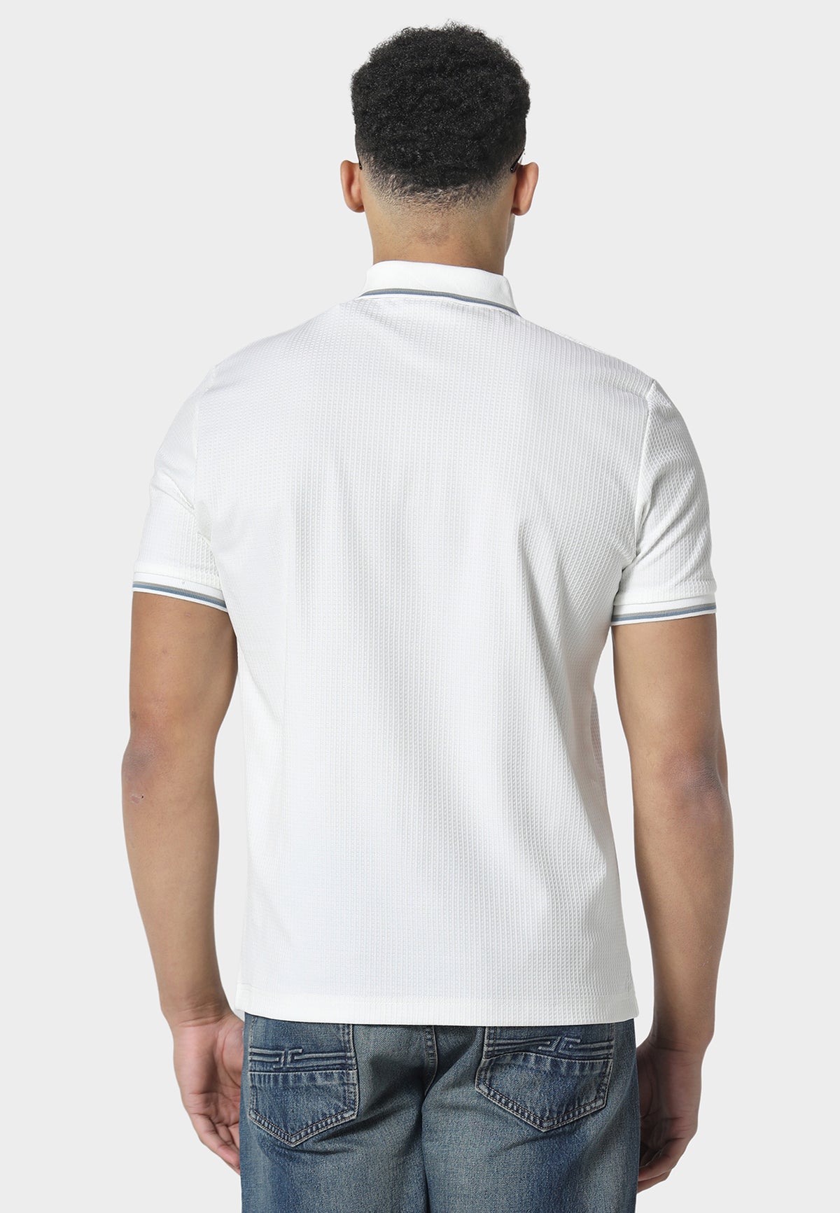 Malval Bone White Polo Shirt