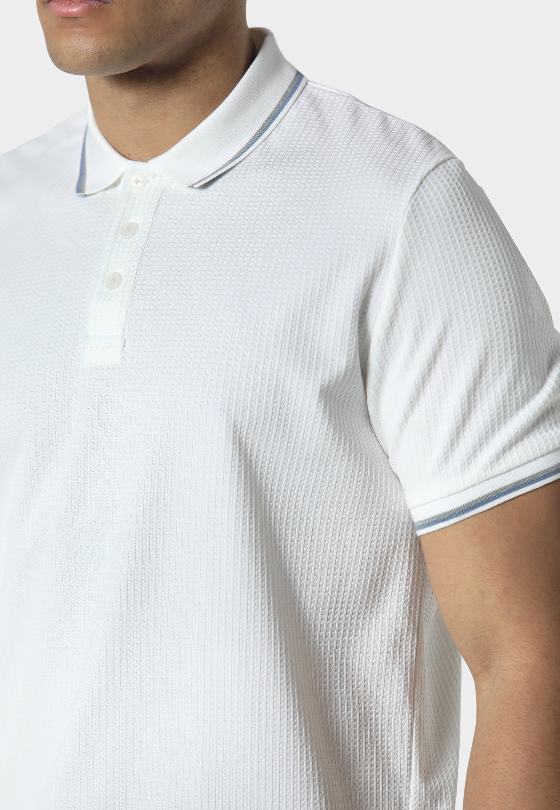 Malval Bone White Polo Shirt