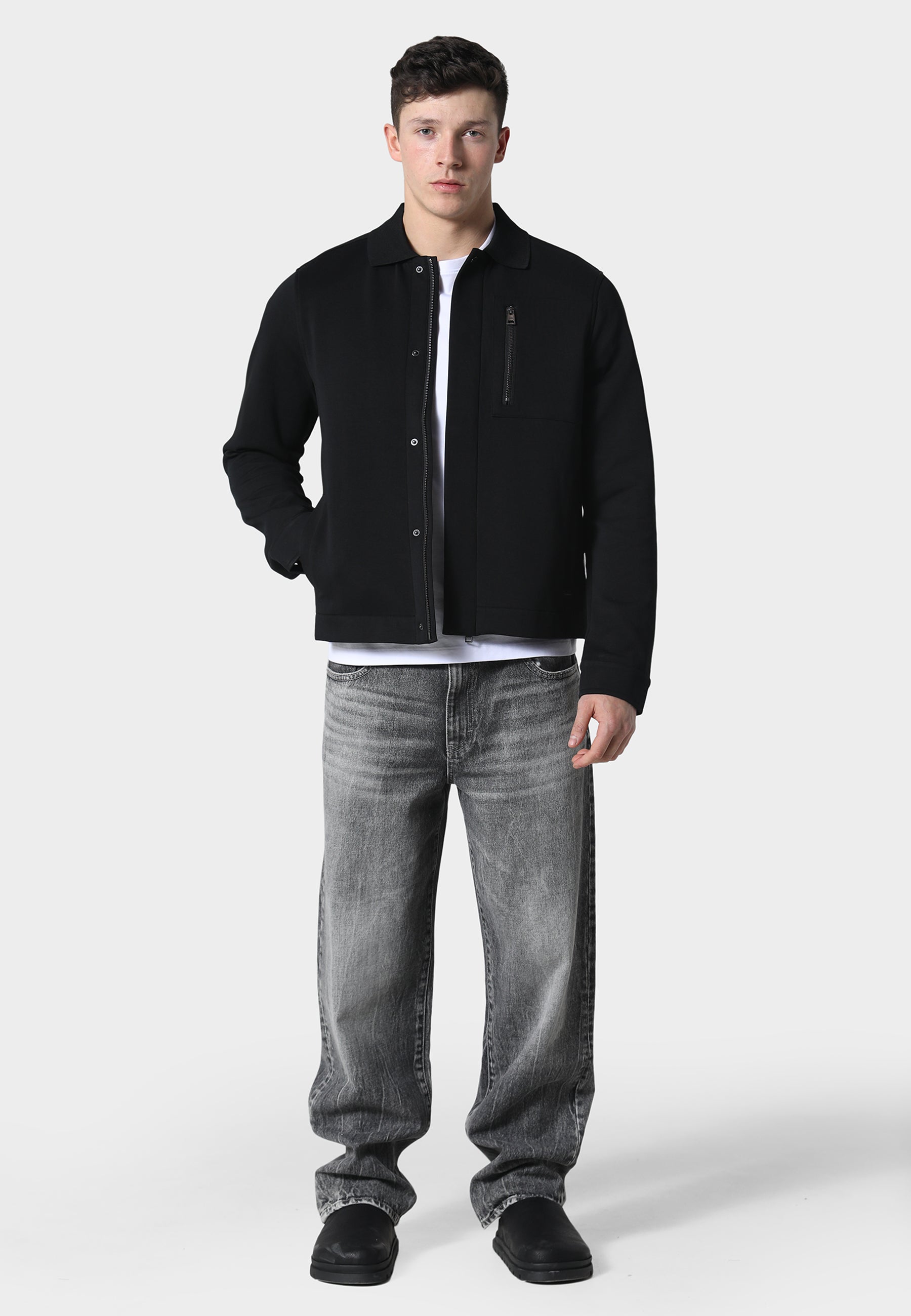 Mavine Black Overshirt