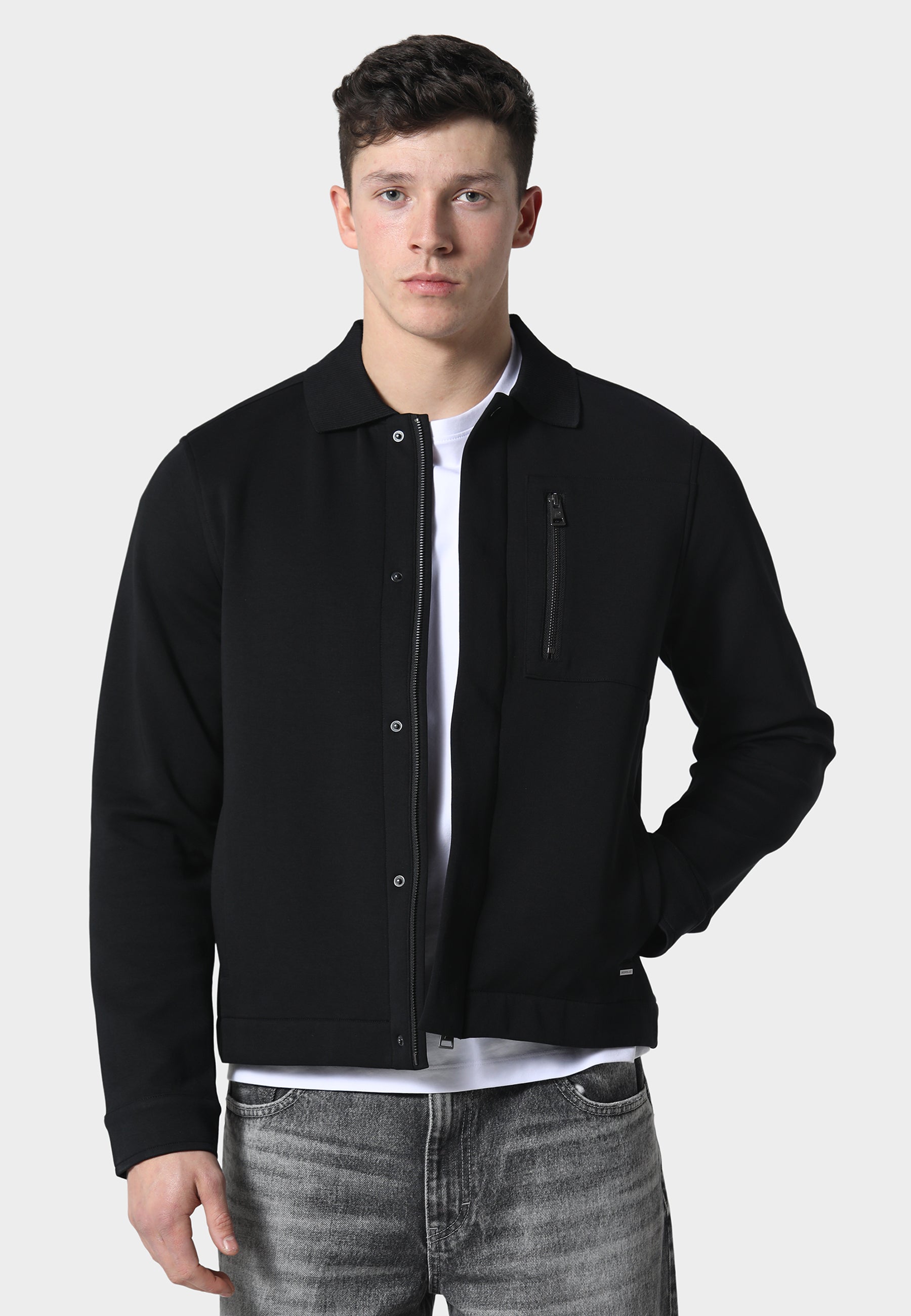 Mavine Black Overshirt