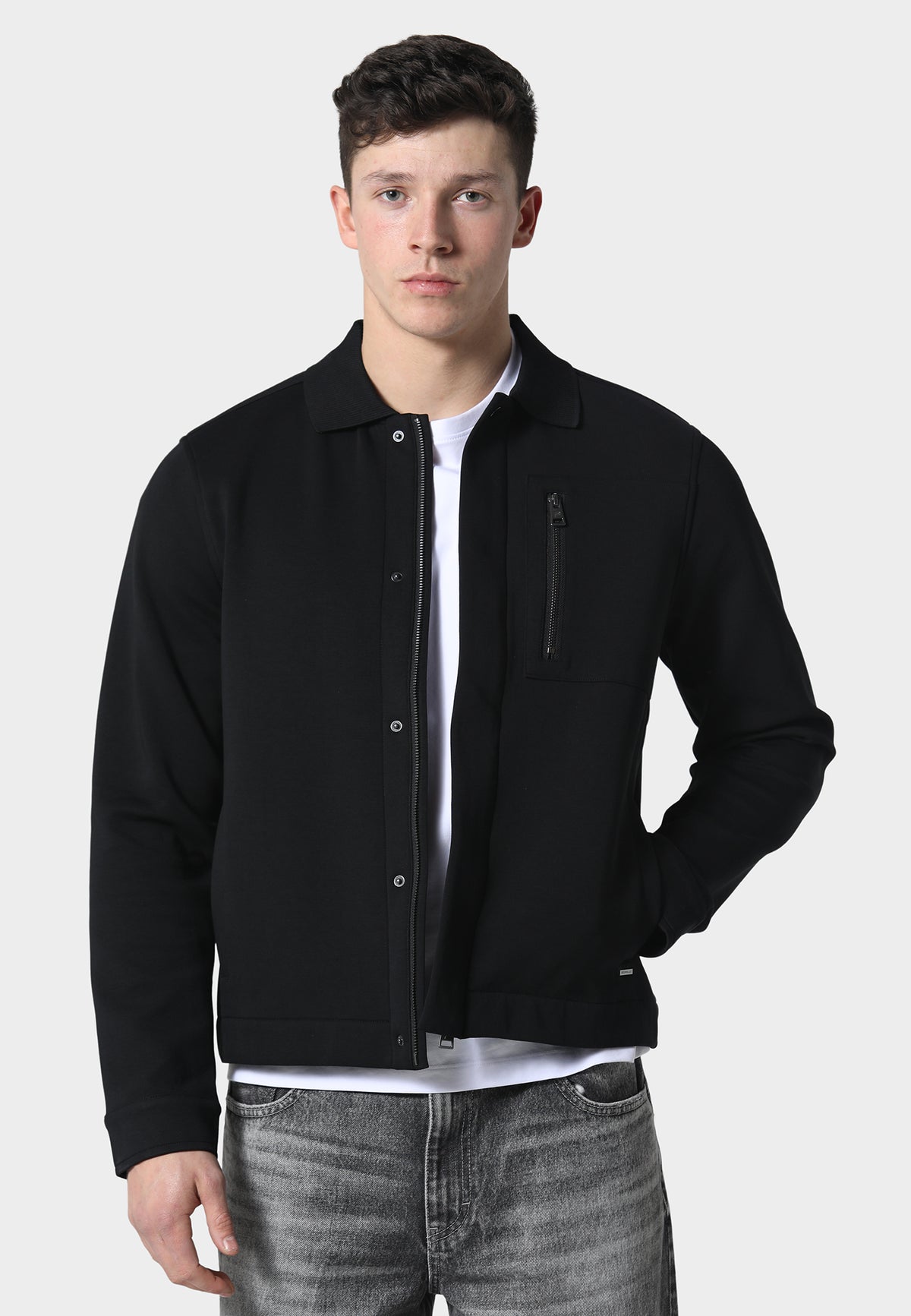 Mavine Black Overshirt