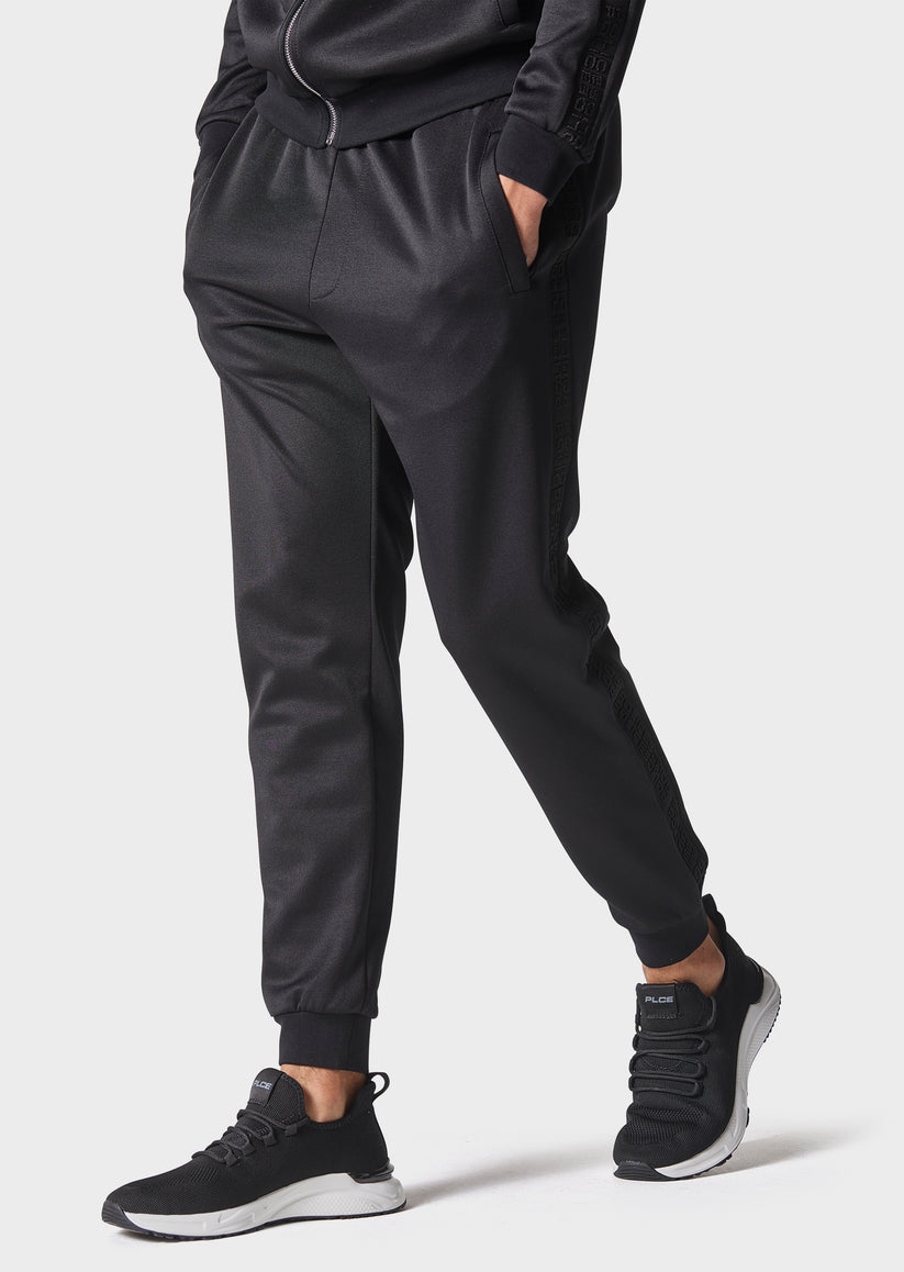 Melad Black Joggers front view