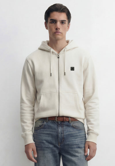 Meral Chalk Zip Hoodie