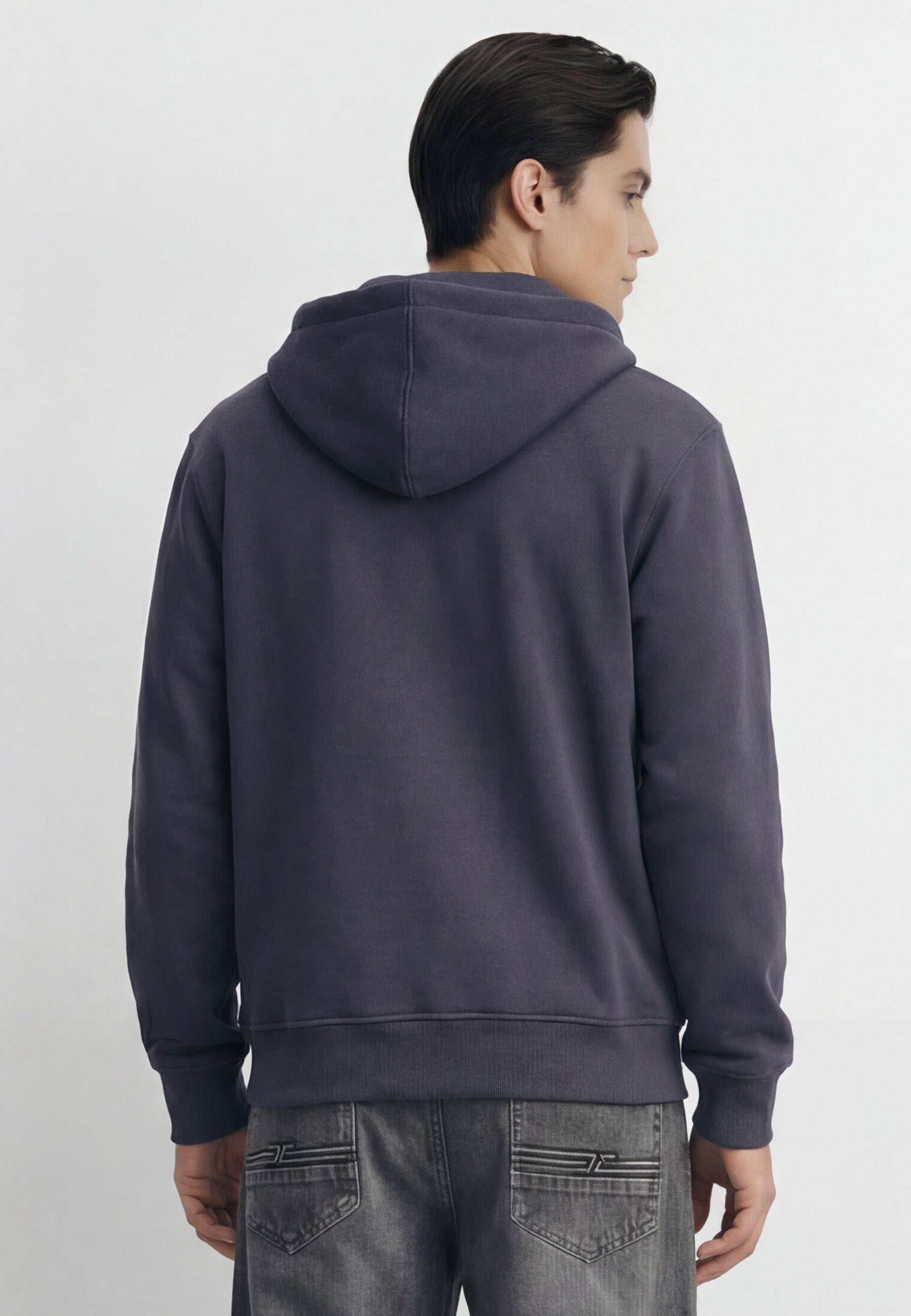 Meral Graphite Zip Hoodie