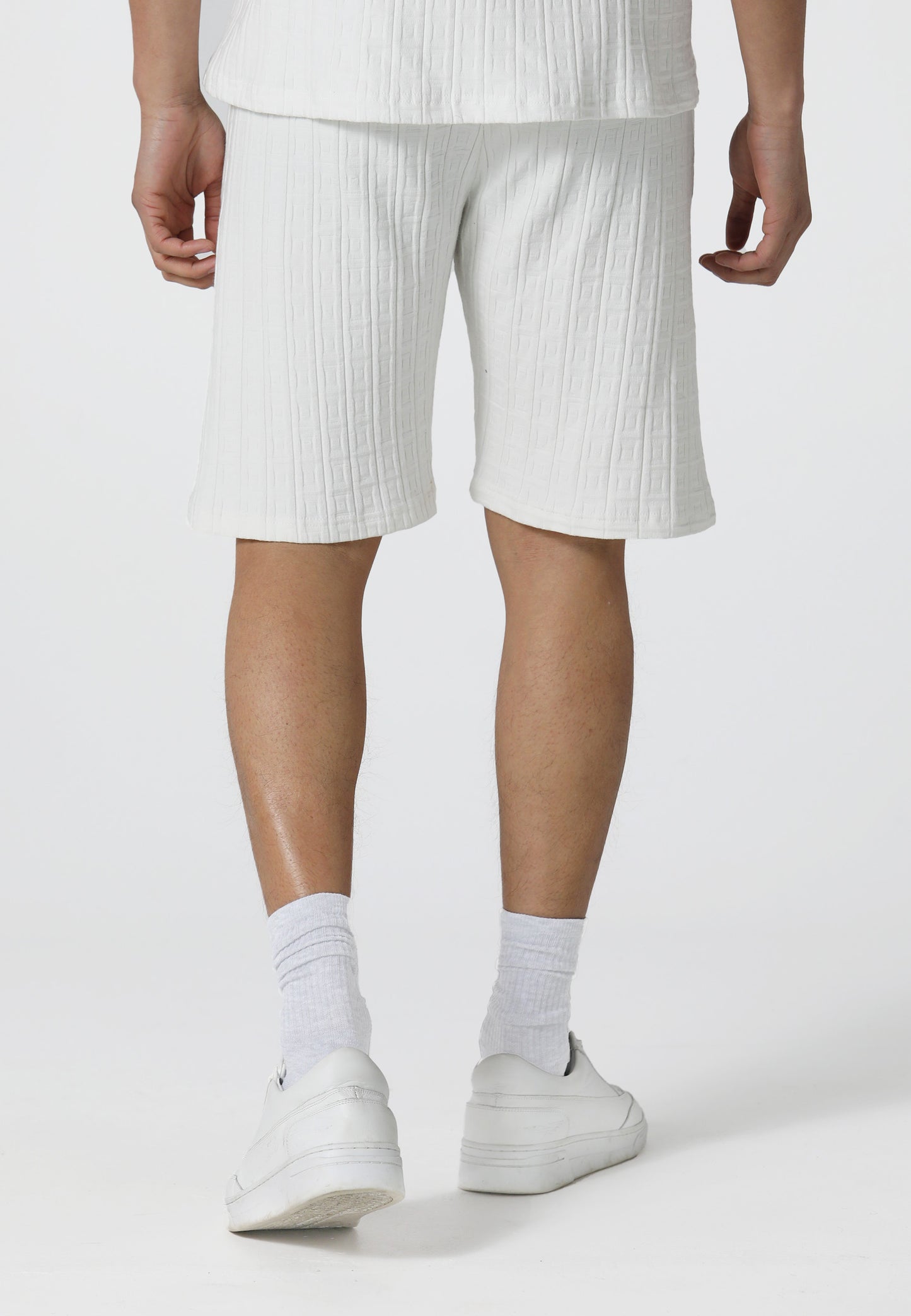 Mivolton Bone White Jog Shorts