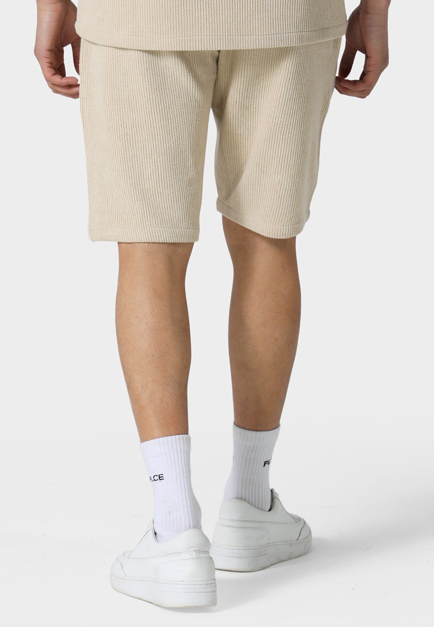 Moko Pastel Camel Jog Shorts