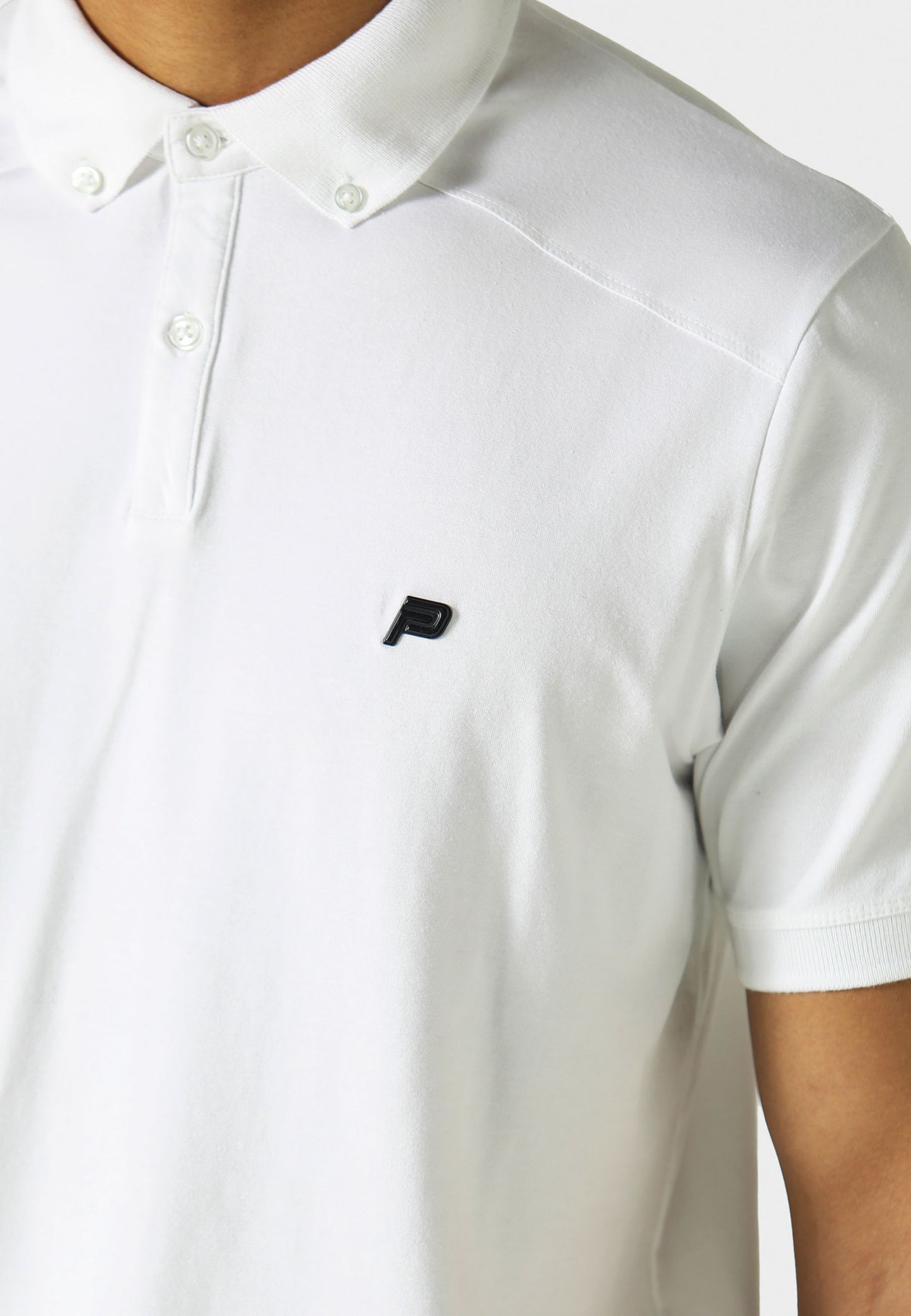 Neptune White Polo Shirt