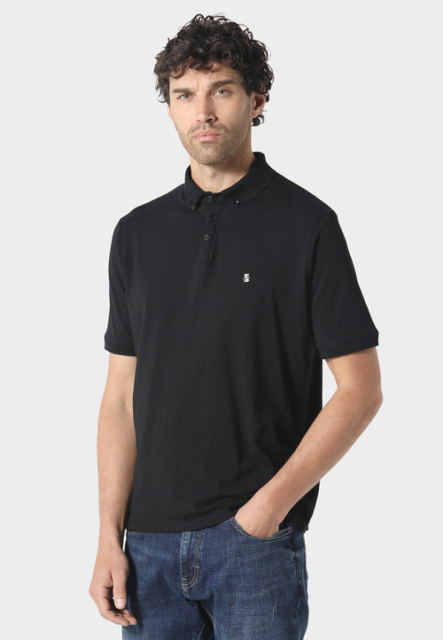 Neptunes Black Polo Shirt