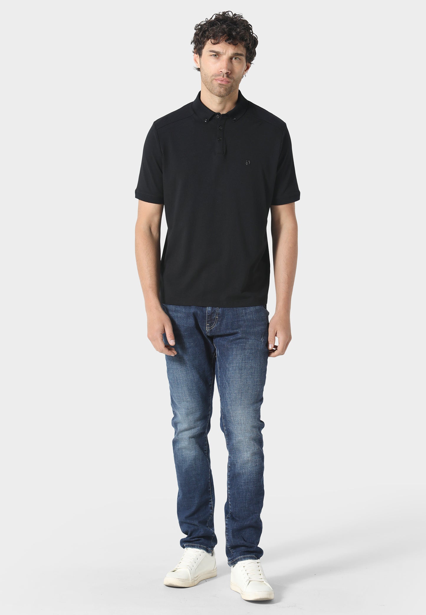 Neptunes Black Polo Shirt