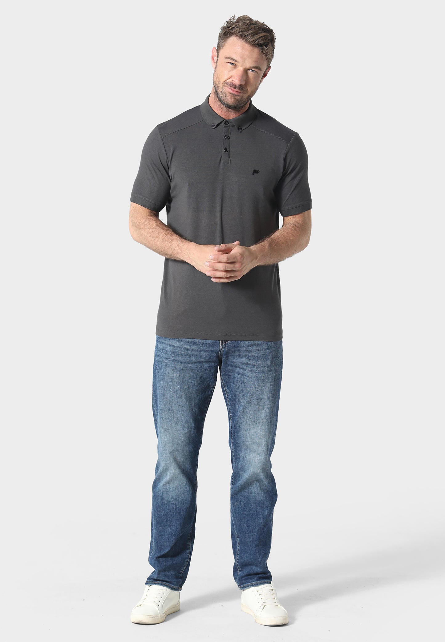 Neptunes Dusty Grey Polo Shirt