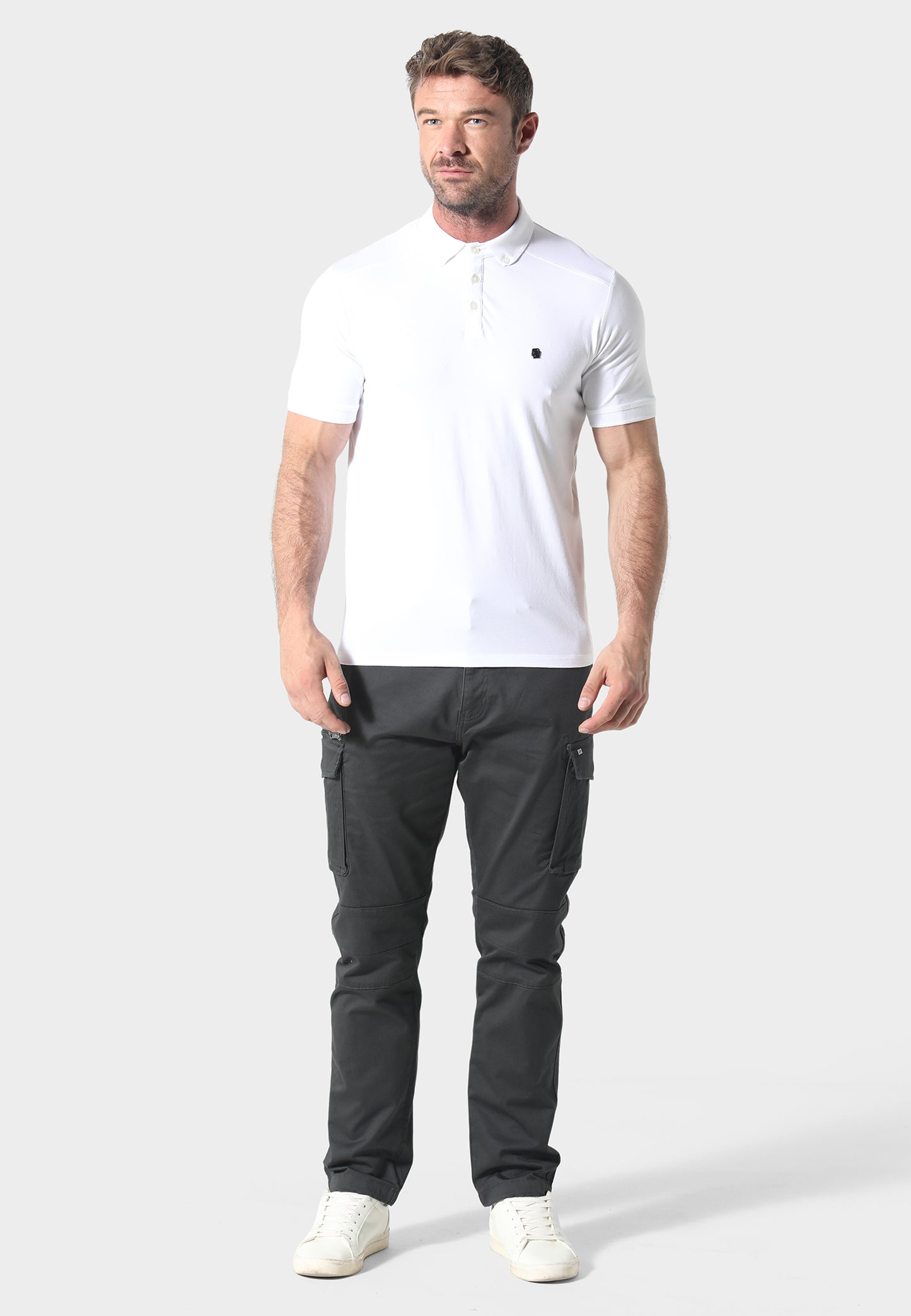 Neptunes White Polo Shirt