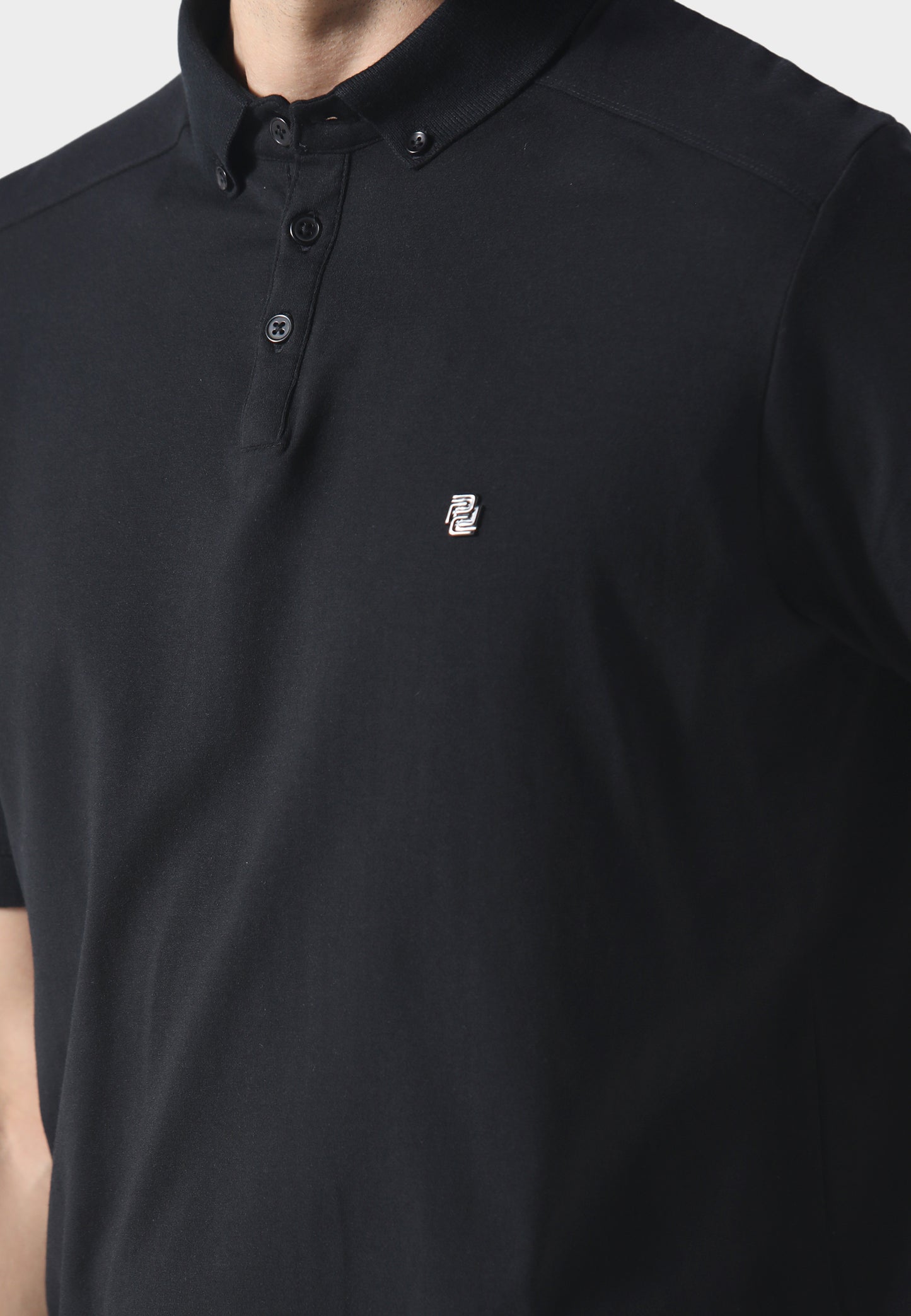 Neptunes Black Polo Shirt