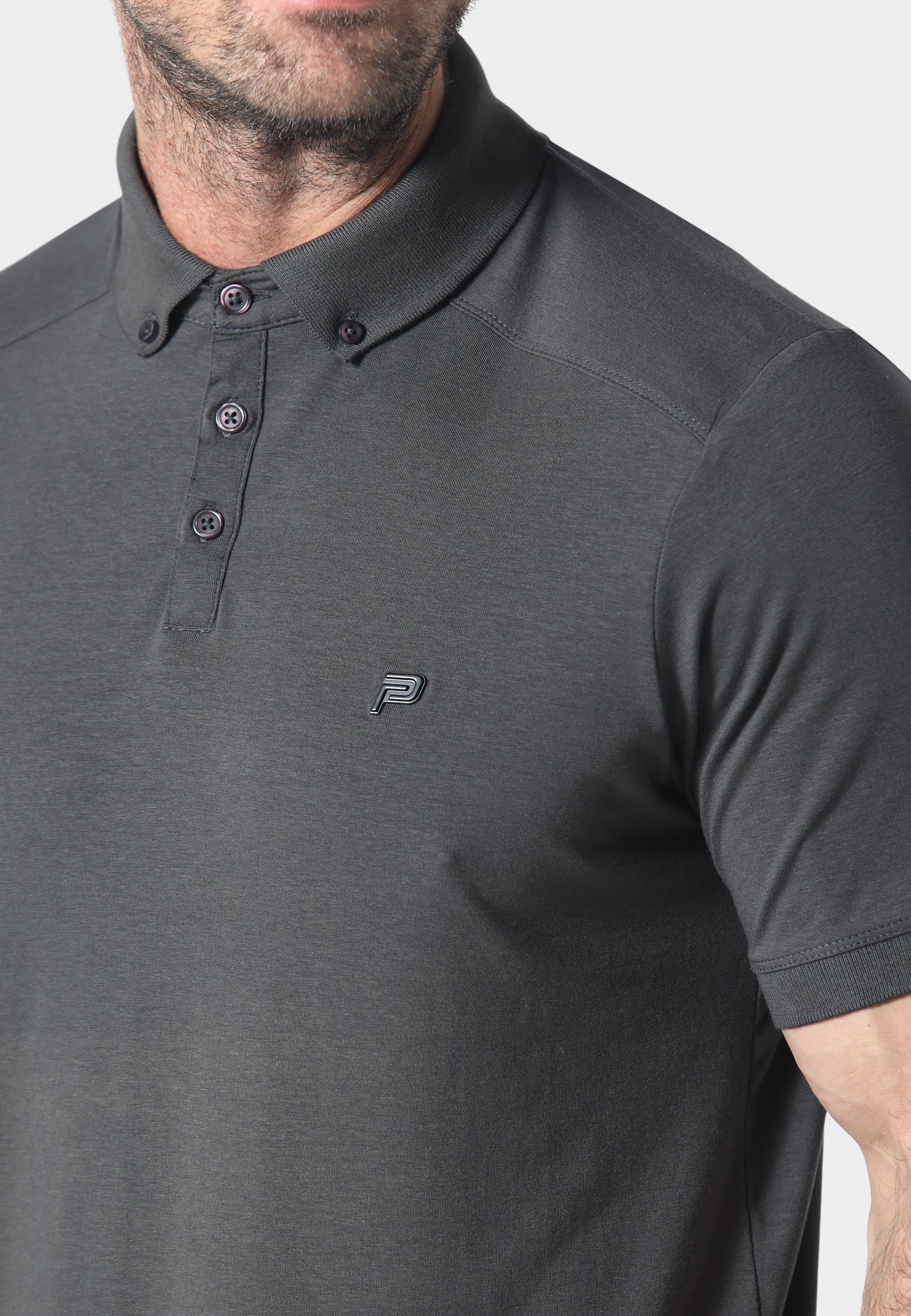Neptunes Dusty Grey Polo Shirt