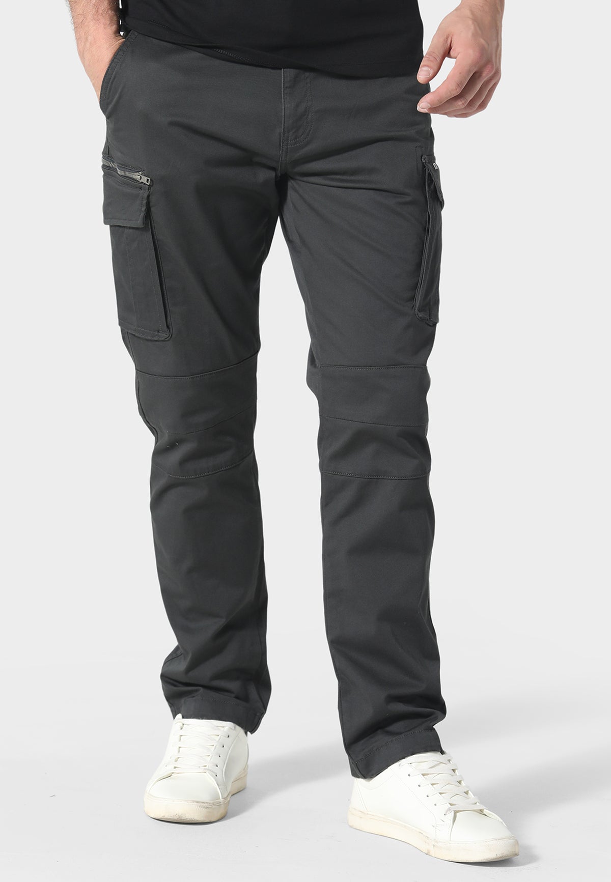 Newton Charcoal Cargo Pants