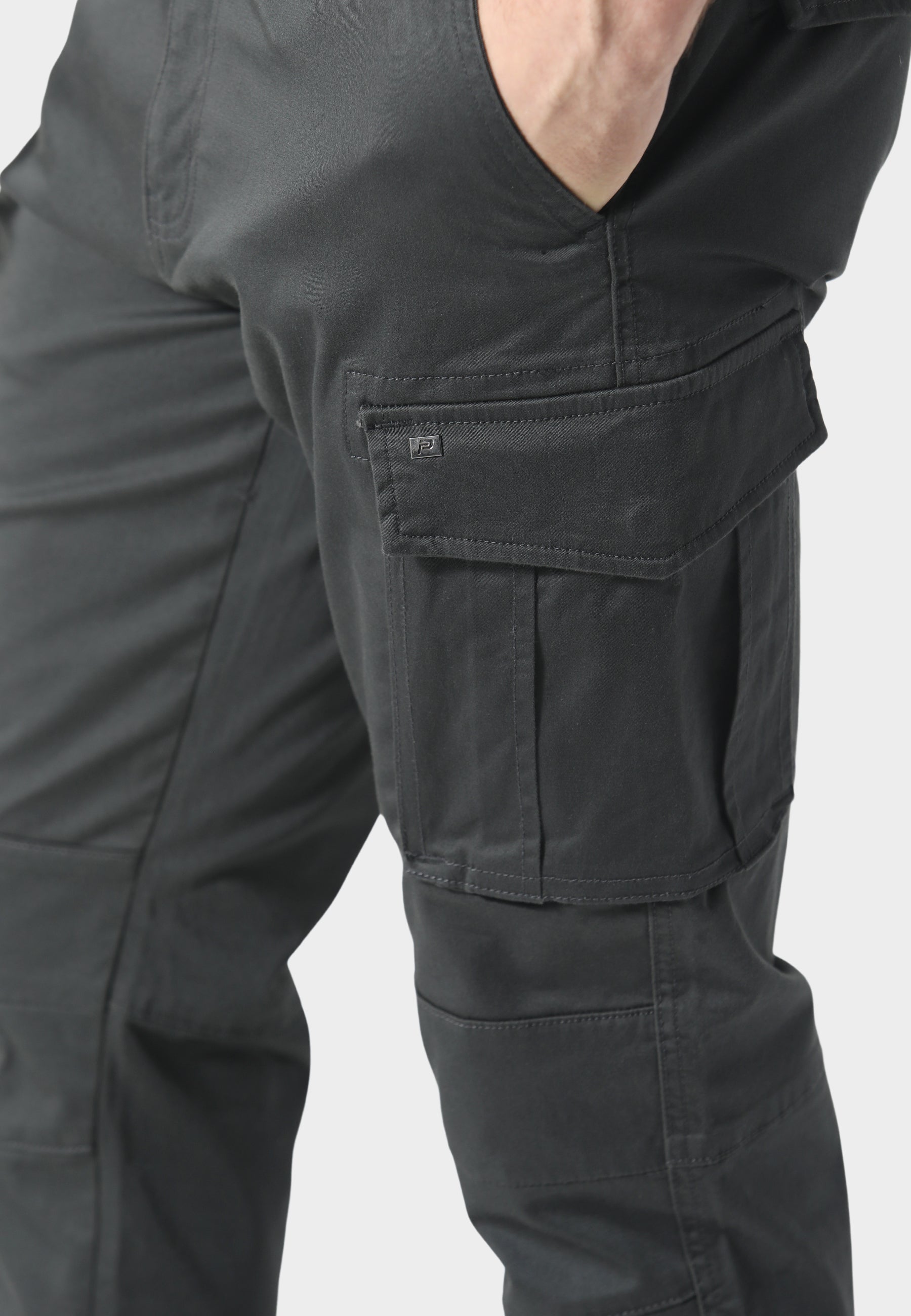 Newton Charcoal Cargo Pants
