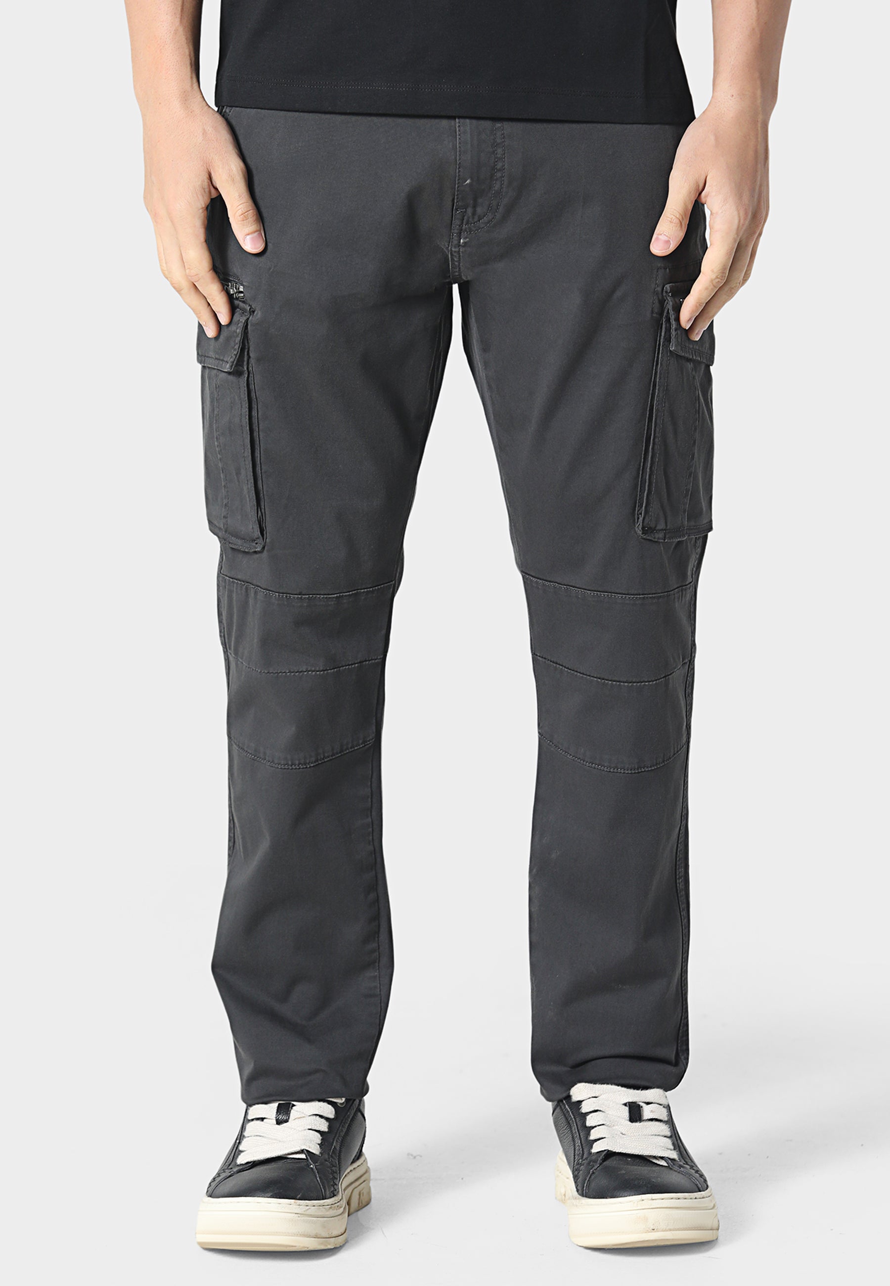 Newton Charcoal Cargo Pants