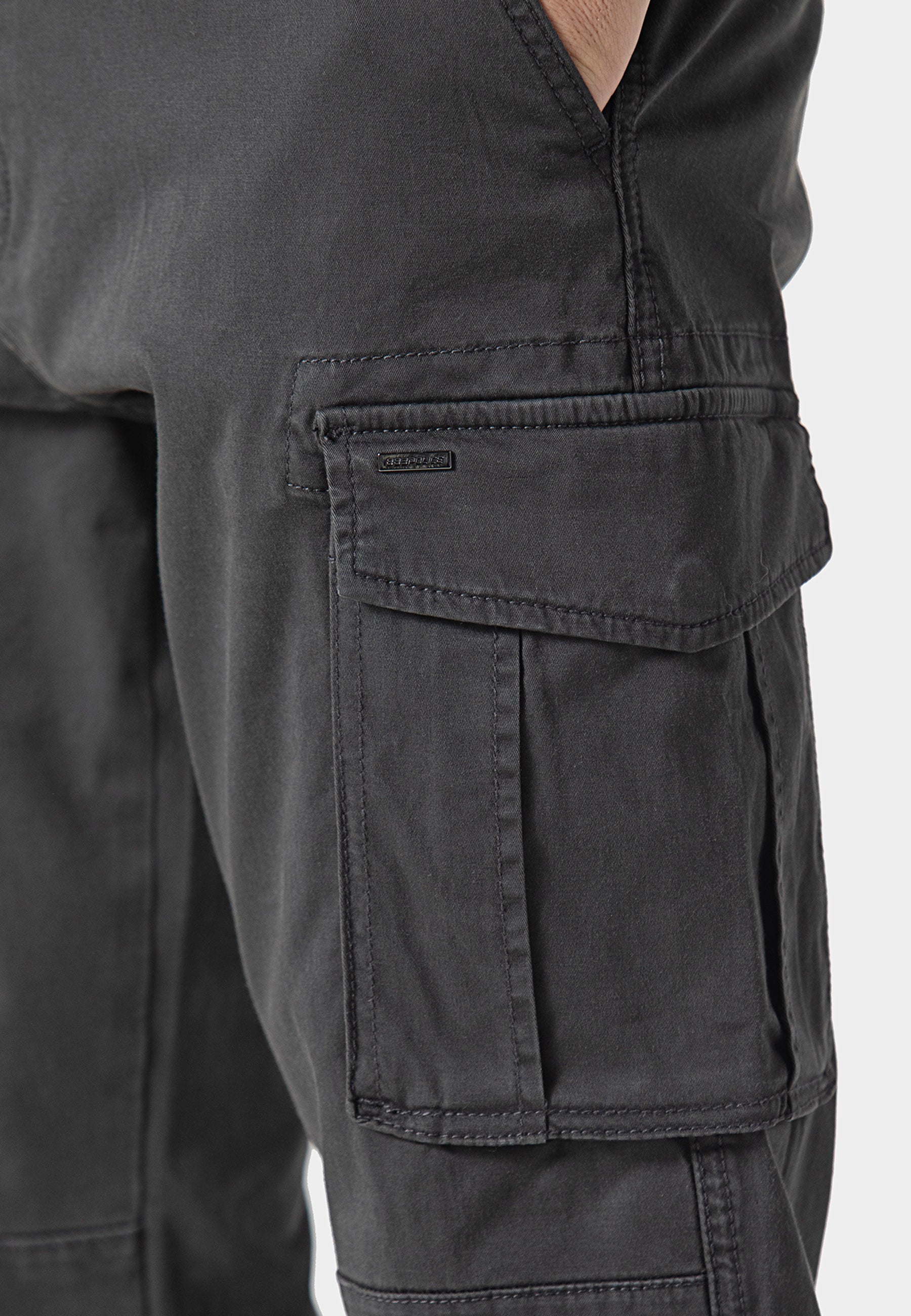 Newton Charcoal Cargo Pants