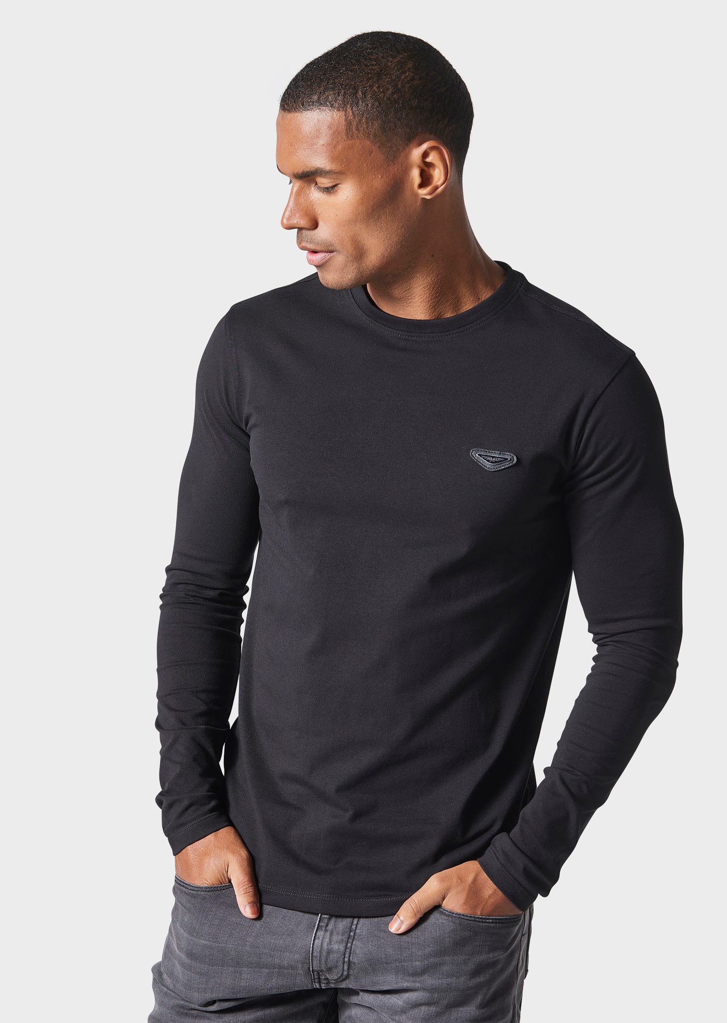 Norvic Black Long Sleeve Tee