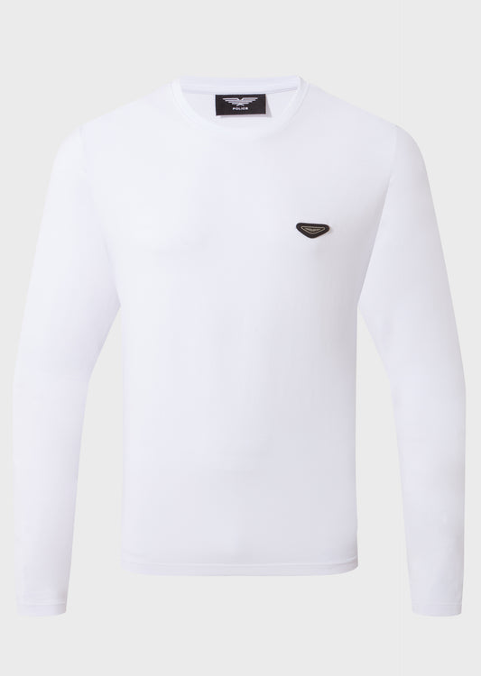 Norvic White Long Sleeve T-Shirt