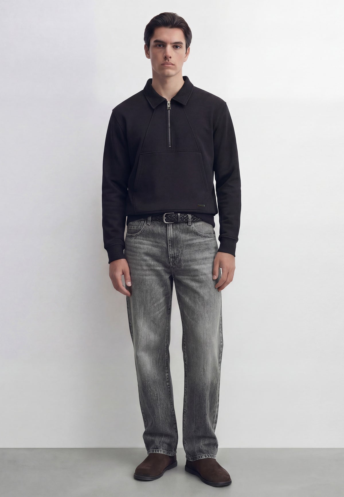 Ocelen Jet Black Sweatshirt