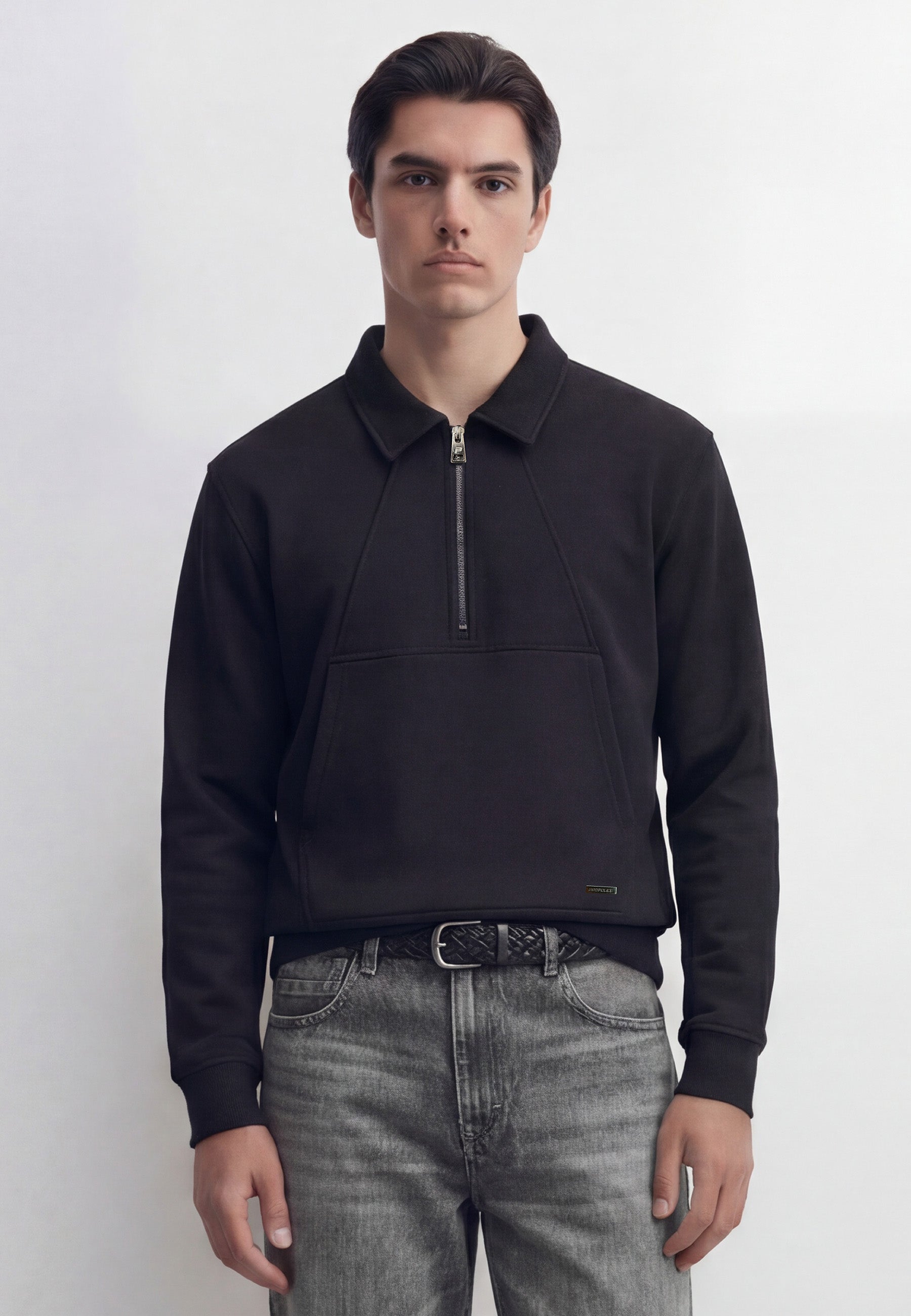 Ocelen Jet Black Sweatshirt