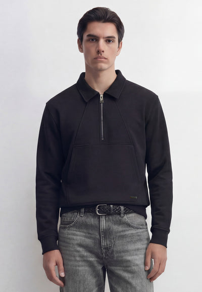 Ocelen Jet Black Sweatshirt