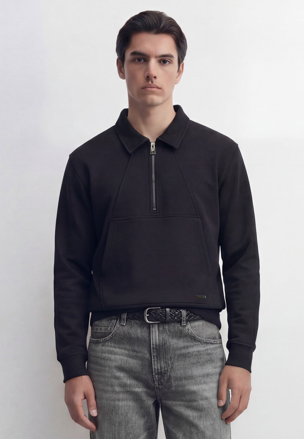 Ocelen Jet Black Sweatshirt