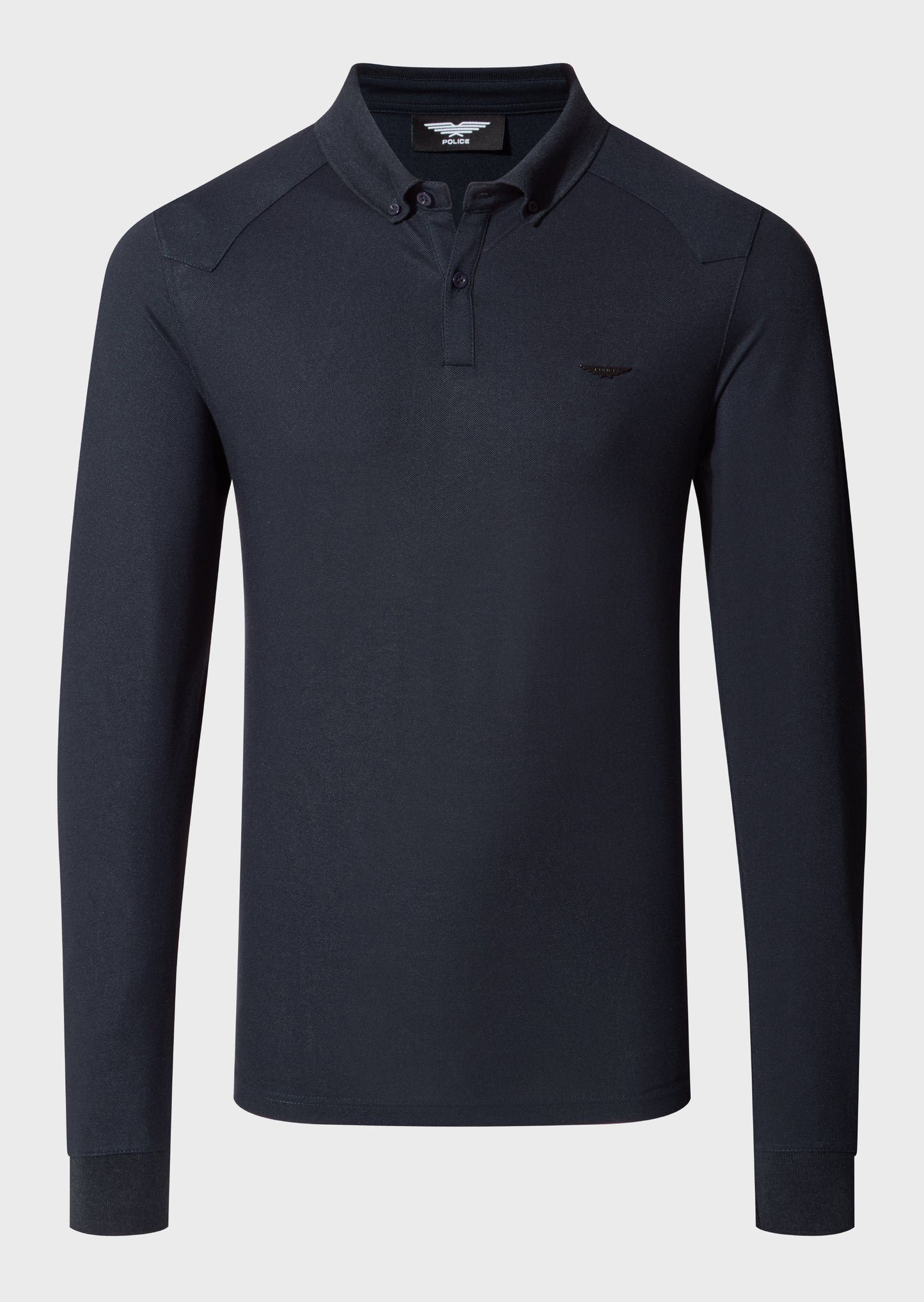 Odio Navy Long Sleeve Polo