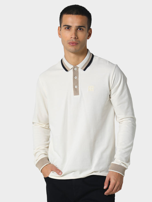 Olwen Bone White Polo Shirt
