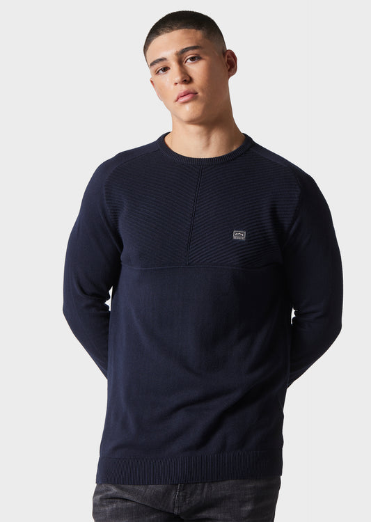 Pellaro Navy Knitwear