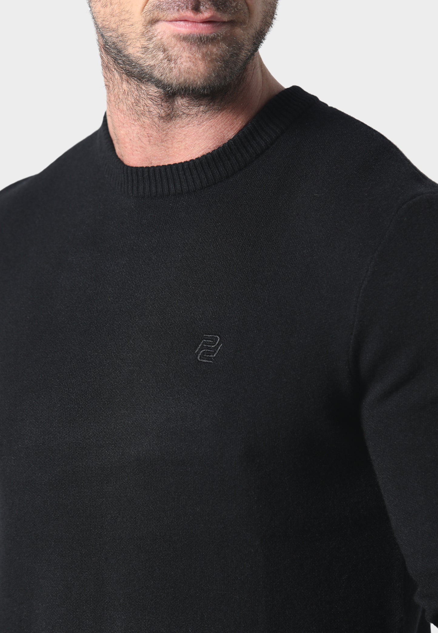 Perth Black Knitwear