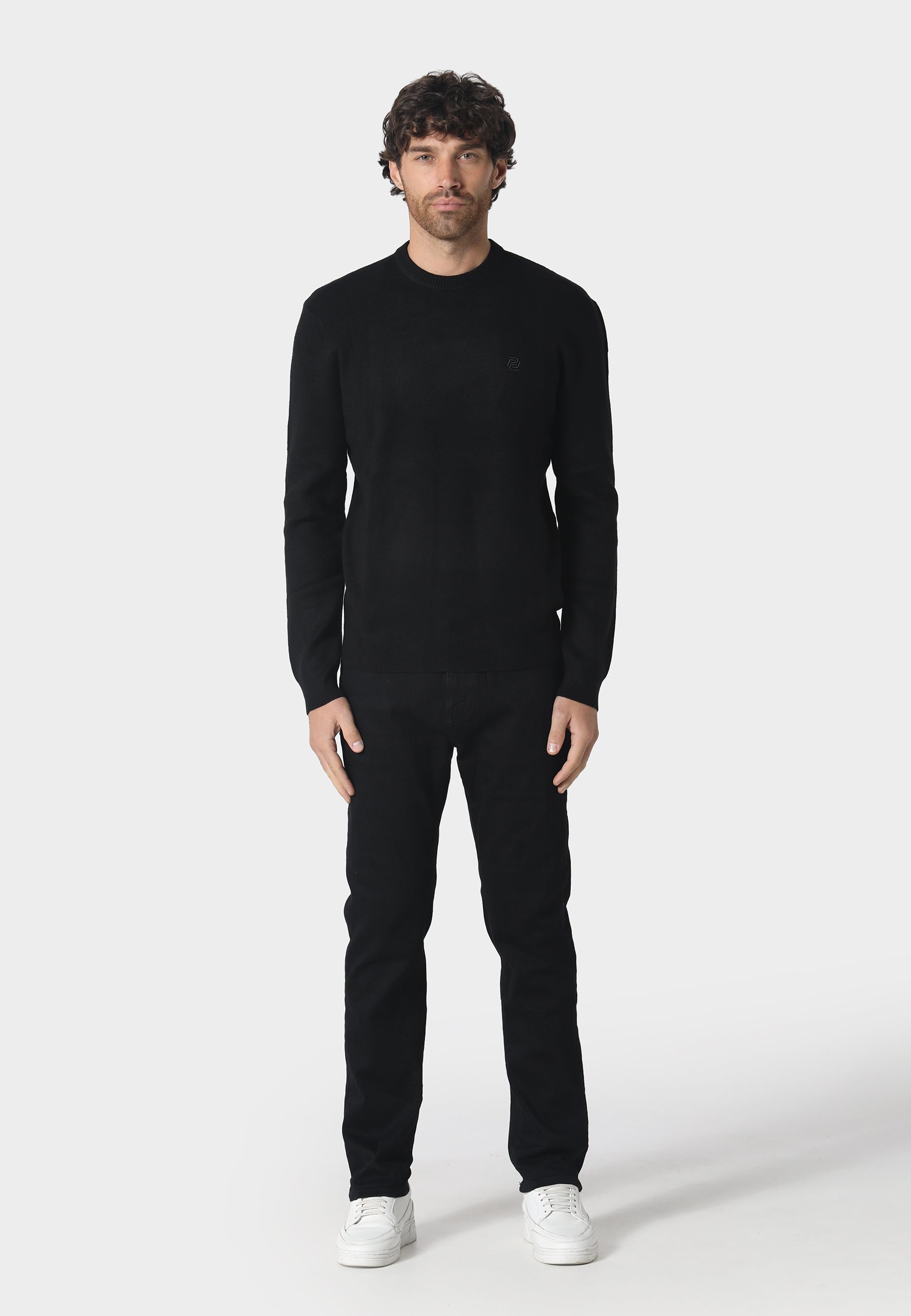 Perth Black Knitwear