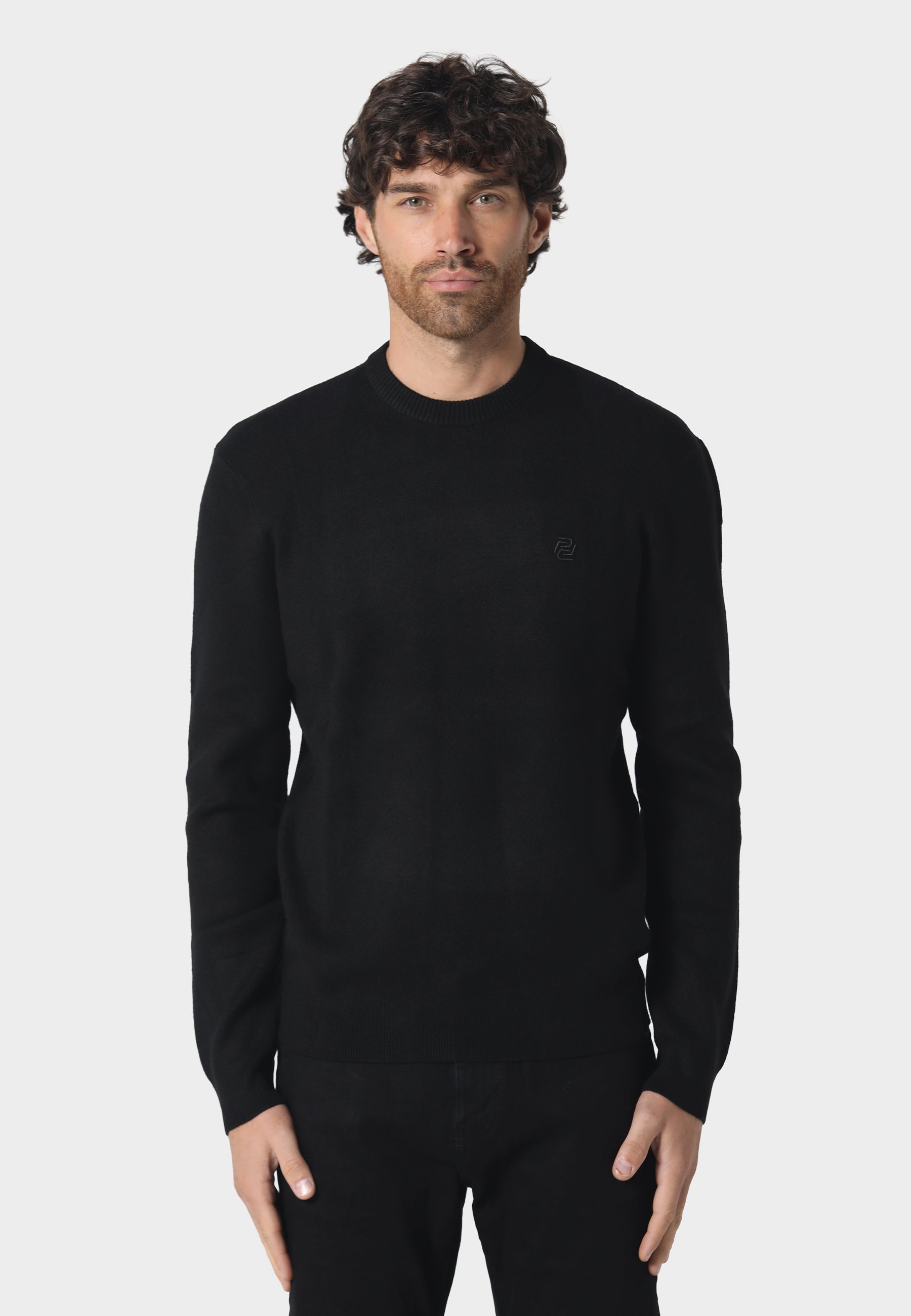 Perth Black Knitwear