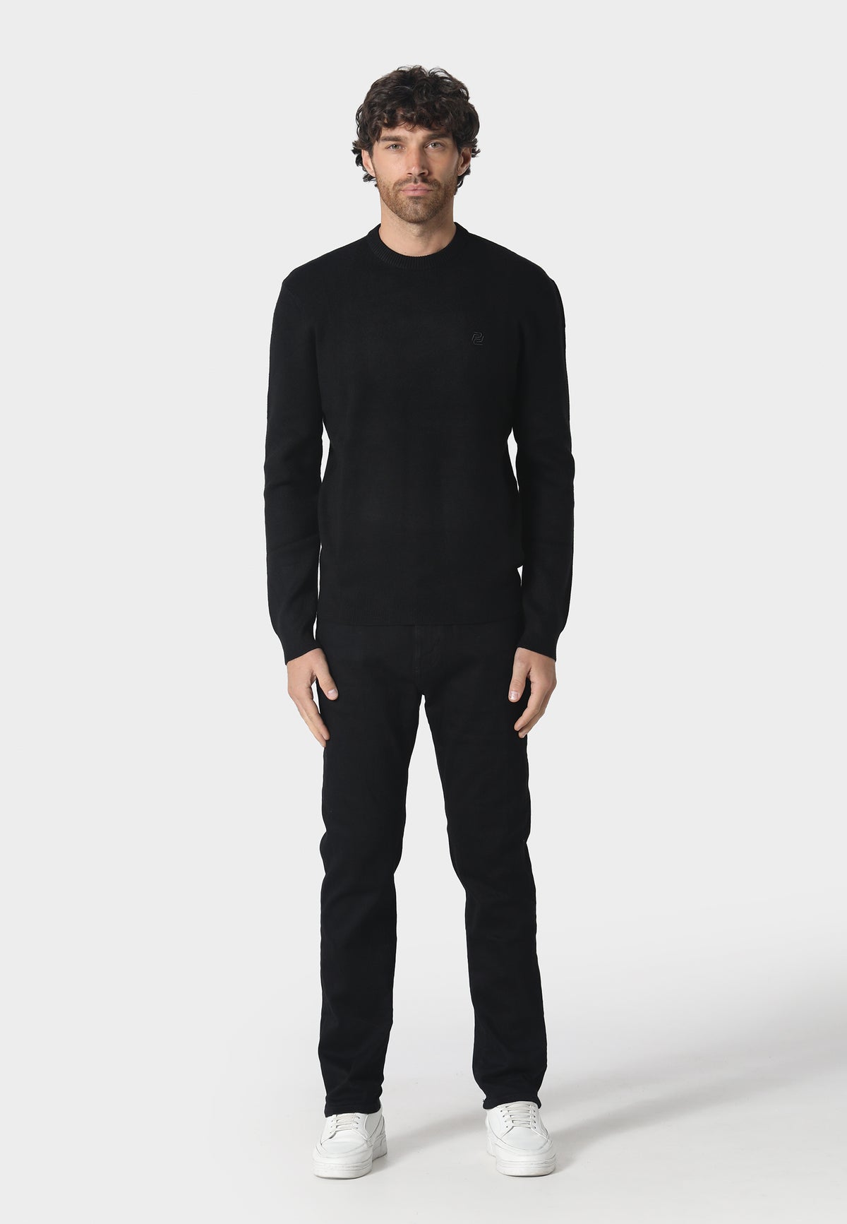 Perth Black Knitwear