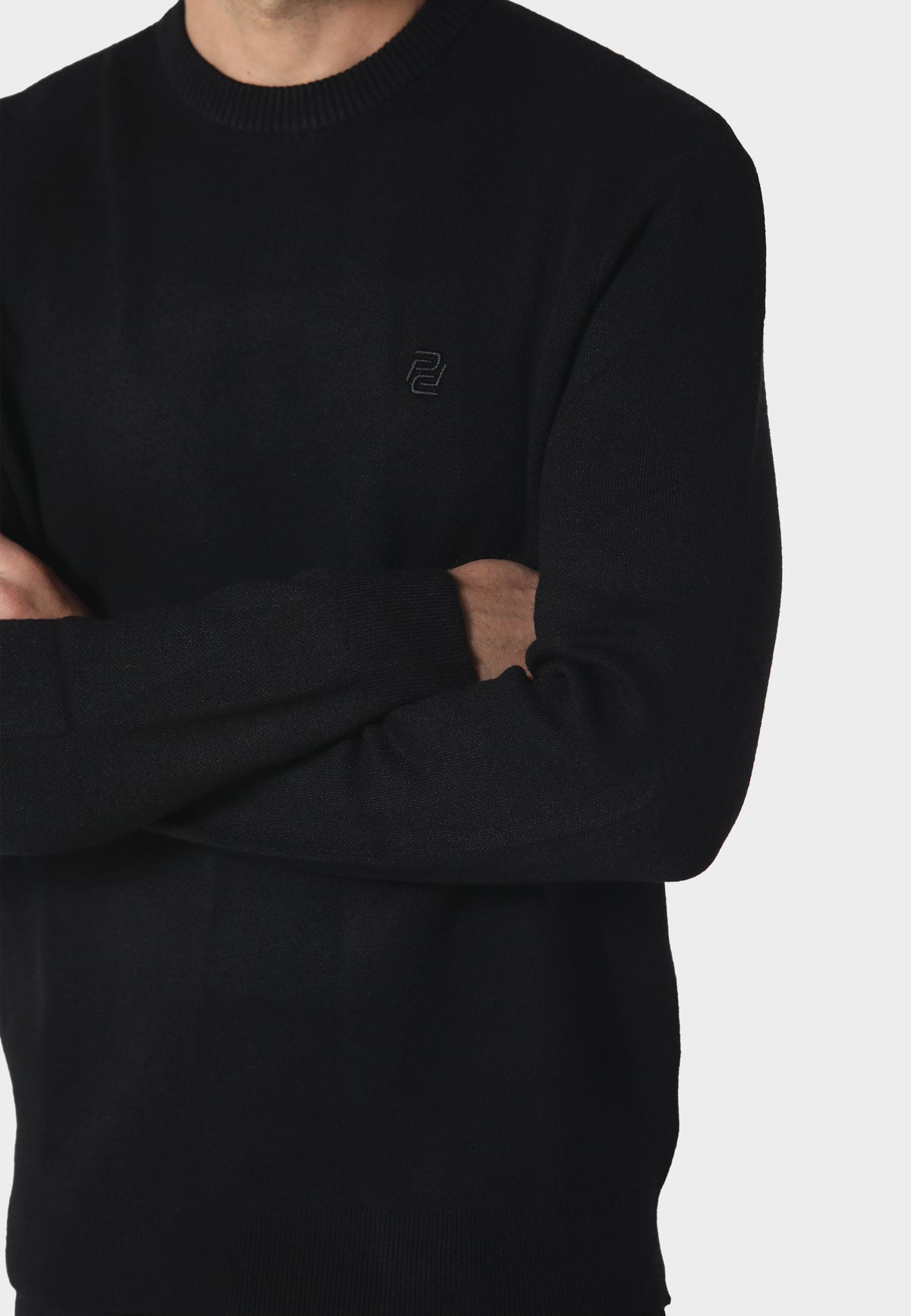 Perth Black Knitwear