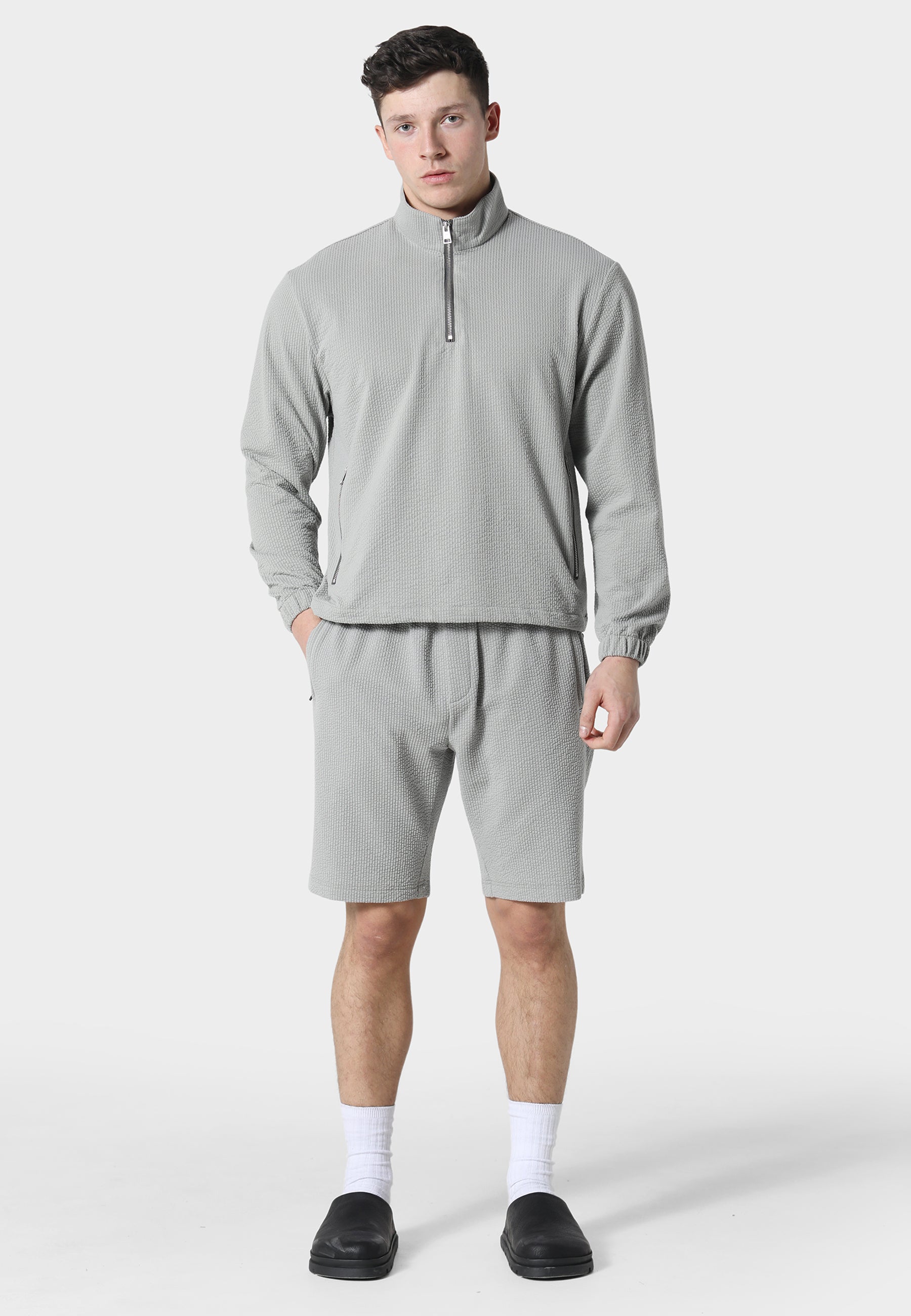 Picton Cool Grey Jog Shorts