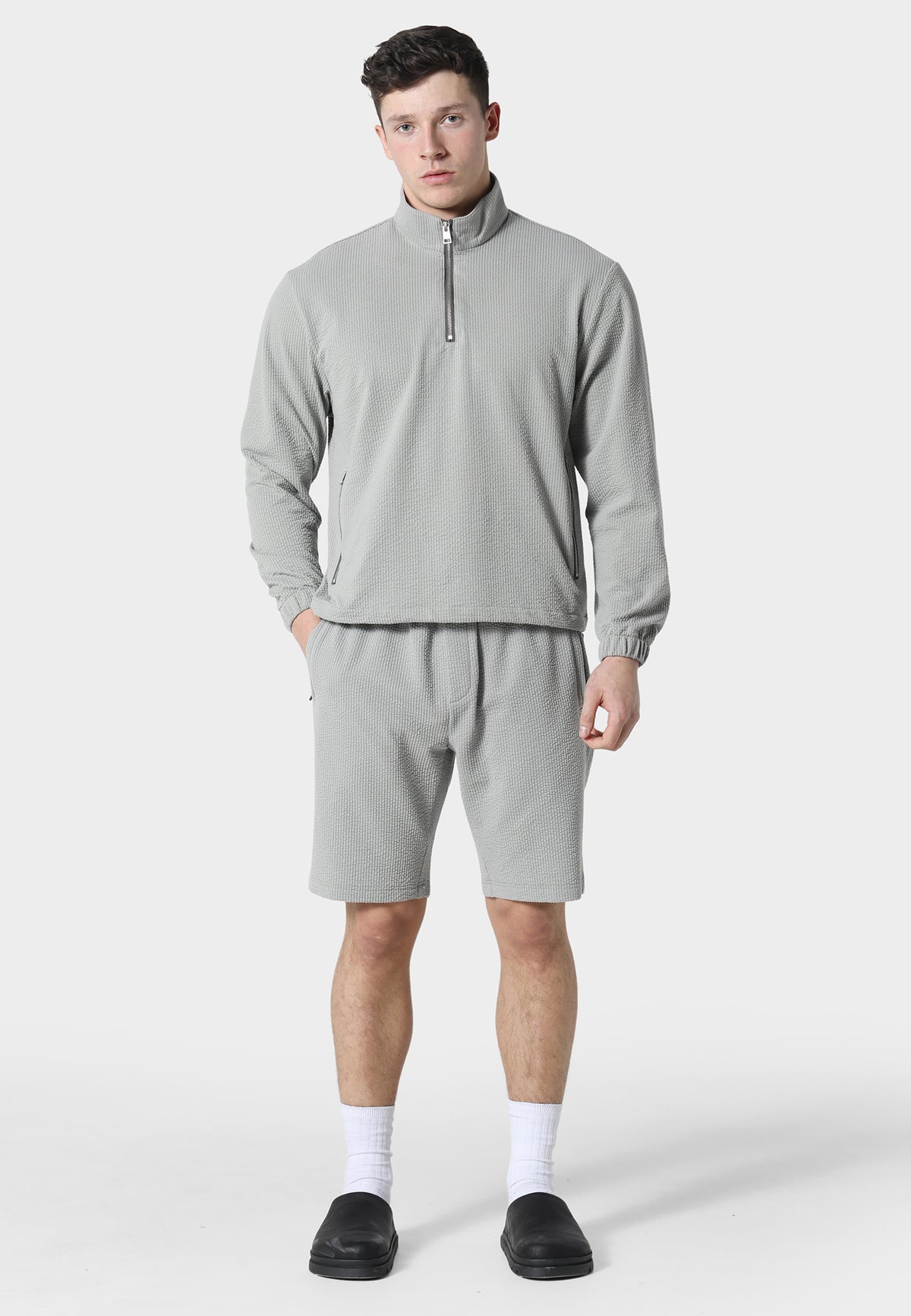 Picton Cool Grey Jog Shorts