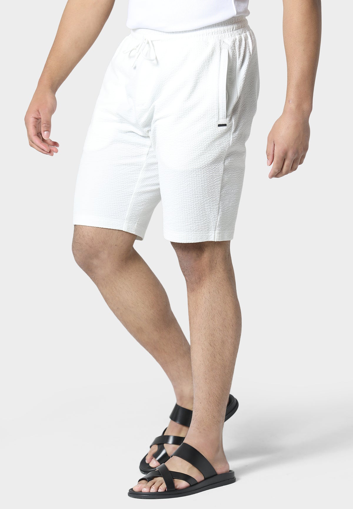 Picton White Jog Shorts