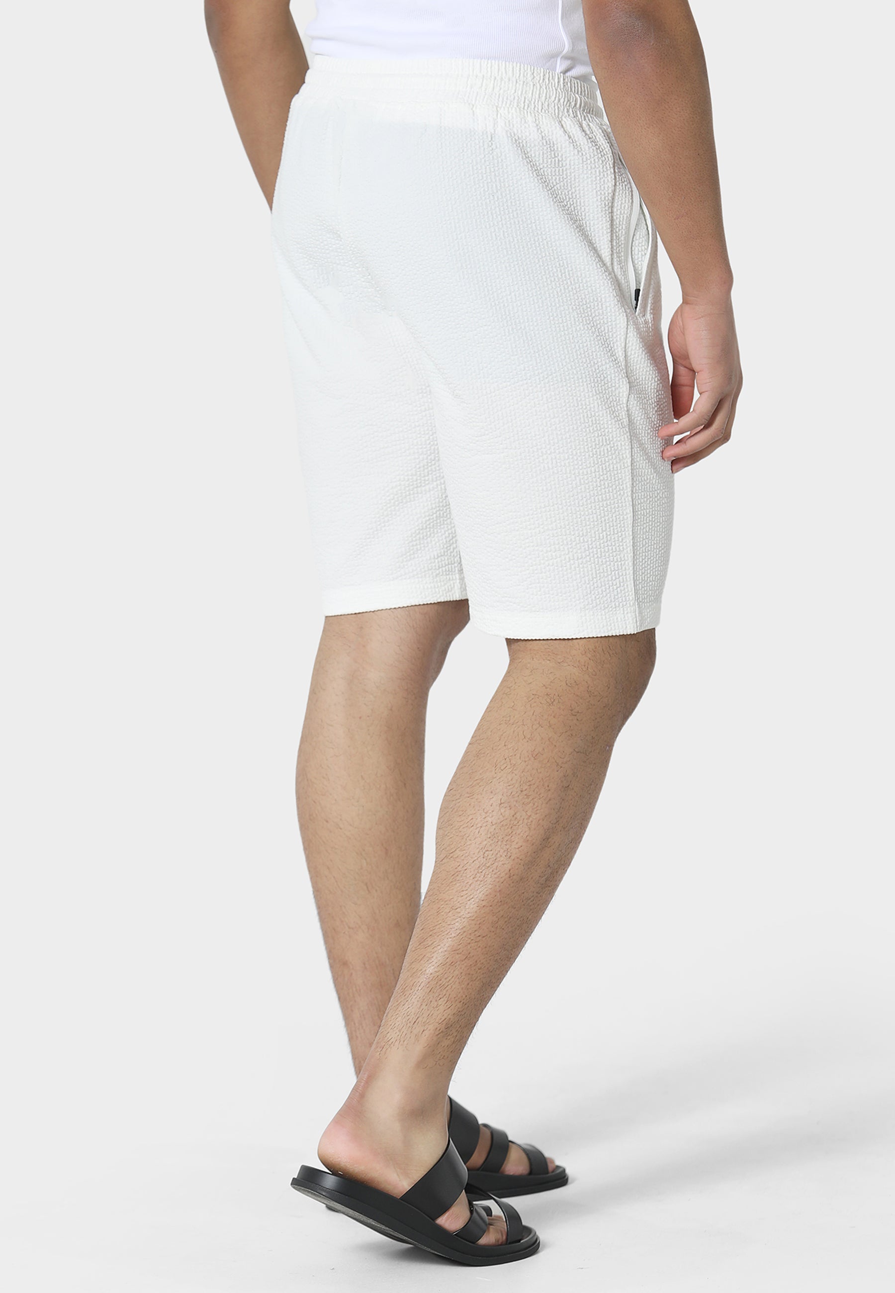 Picton White Jog Shorts